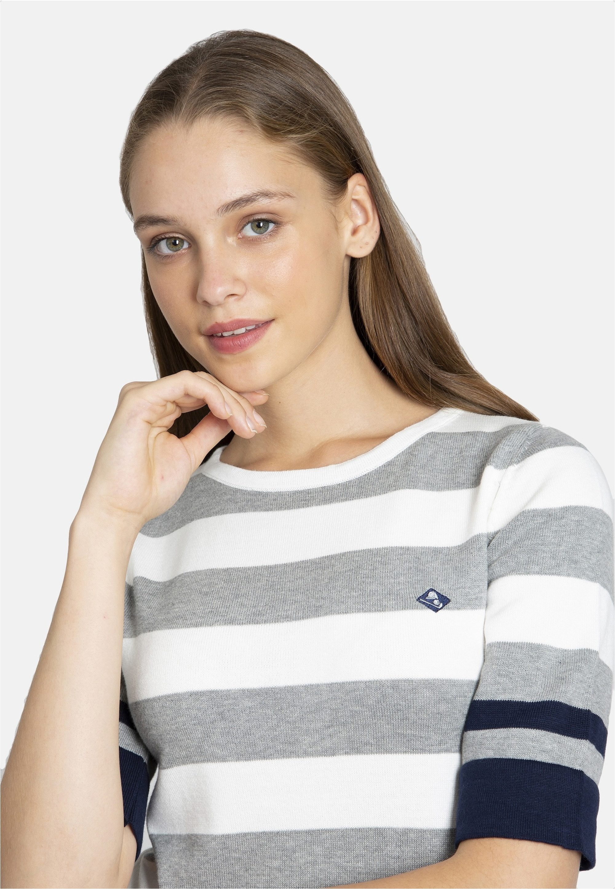 SIR RAYMOND TAILOR Strickpullover Pilar im gestreiften Design
