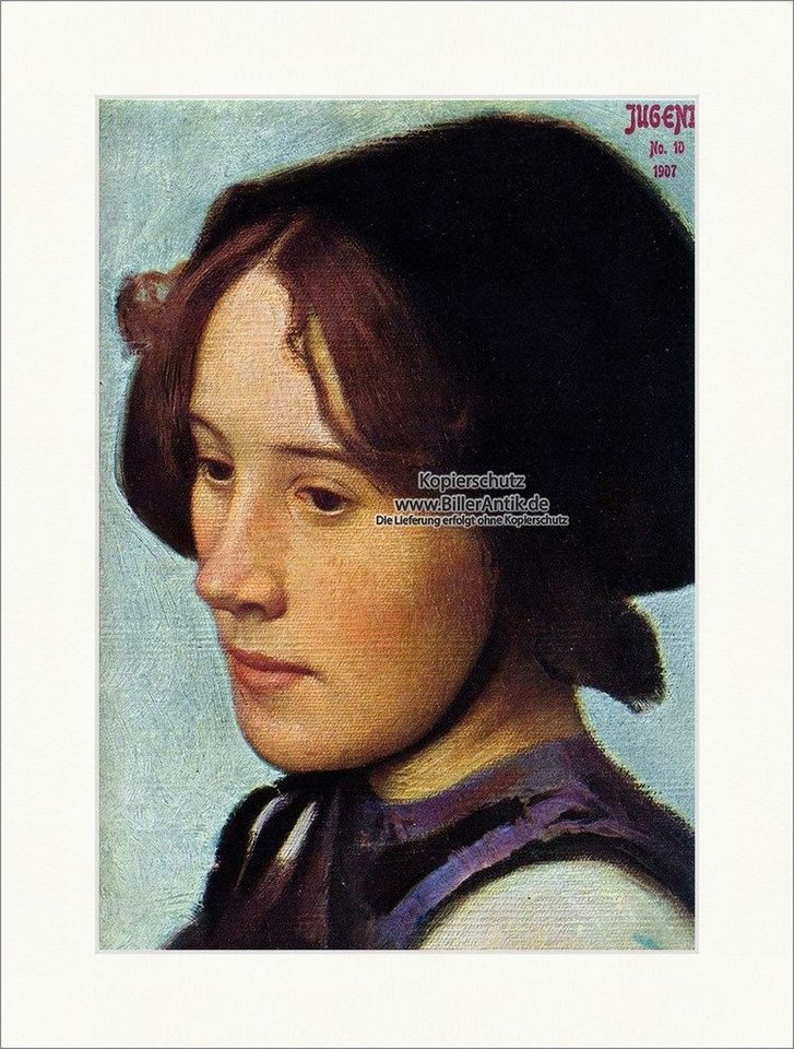 ᐅ Kunstdruck Titelseite der Nummer 10 von 1907 Karl Blos