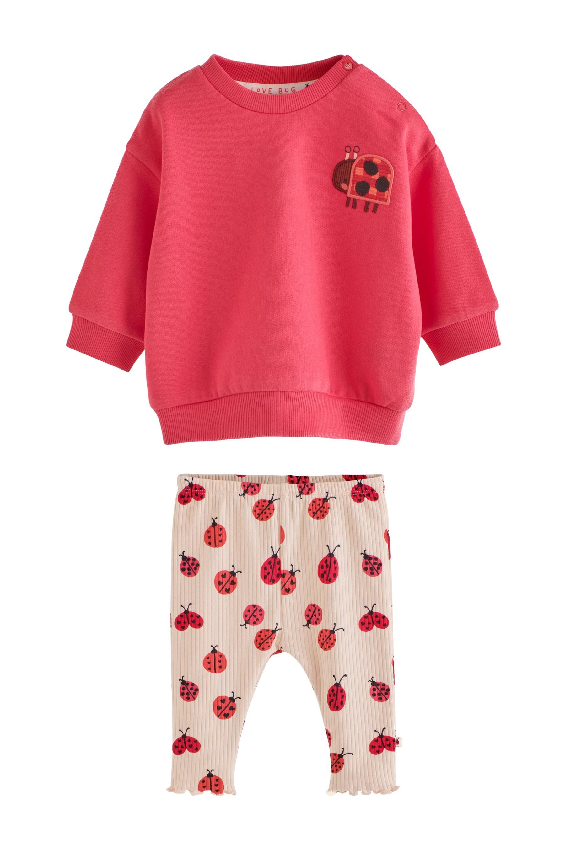 Next Top & Leggings 2-teiliges Baby-Set mit Sweatshirt und Leggings (2-tlg)