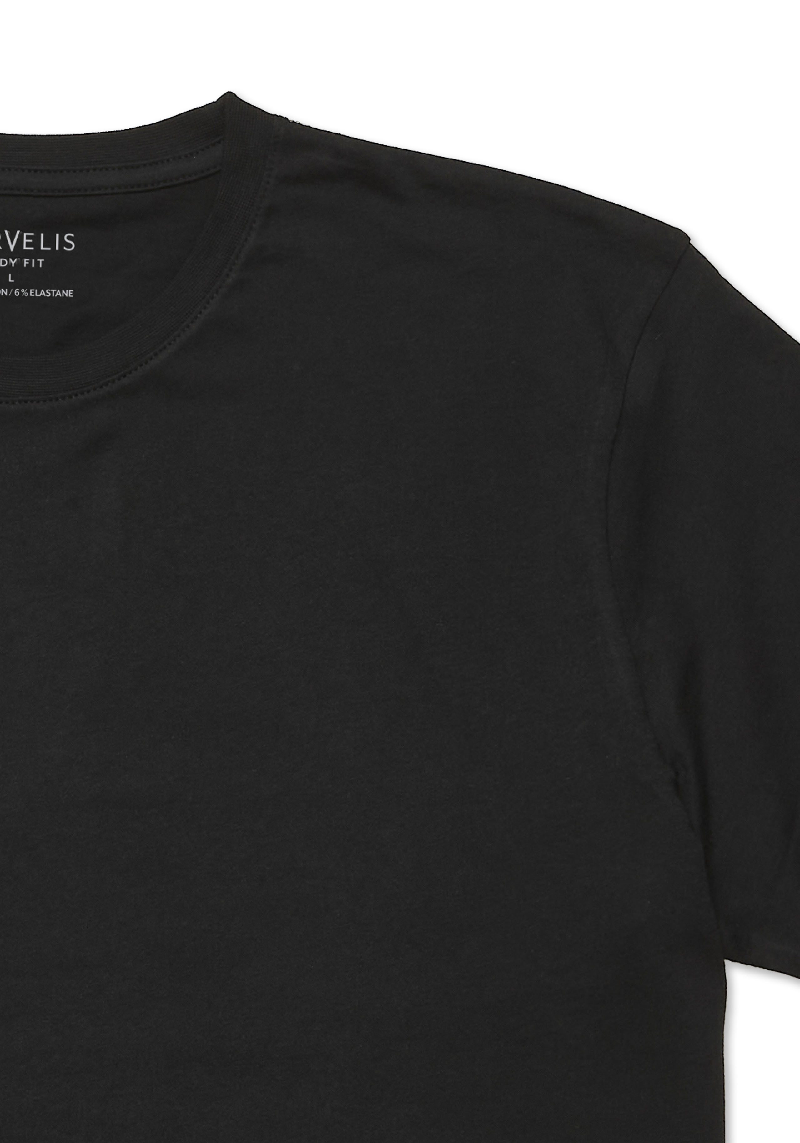 MARVELIS T-Shirt (2-tlg) Doppelpack, body fit
