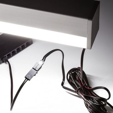 SO-TECH® LED-Stripe-Profil LED Küchenreling Relingsystem Groove für Linero MosaiQ, versch. Ausführungen