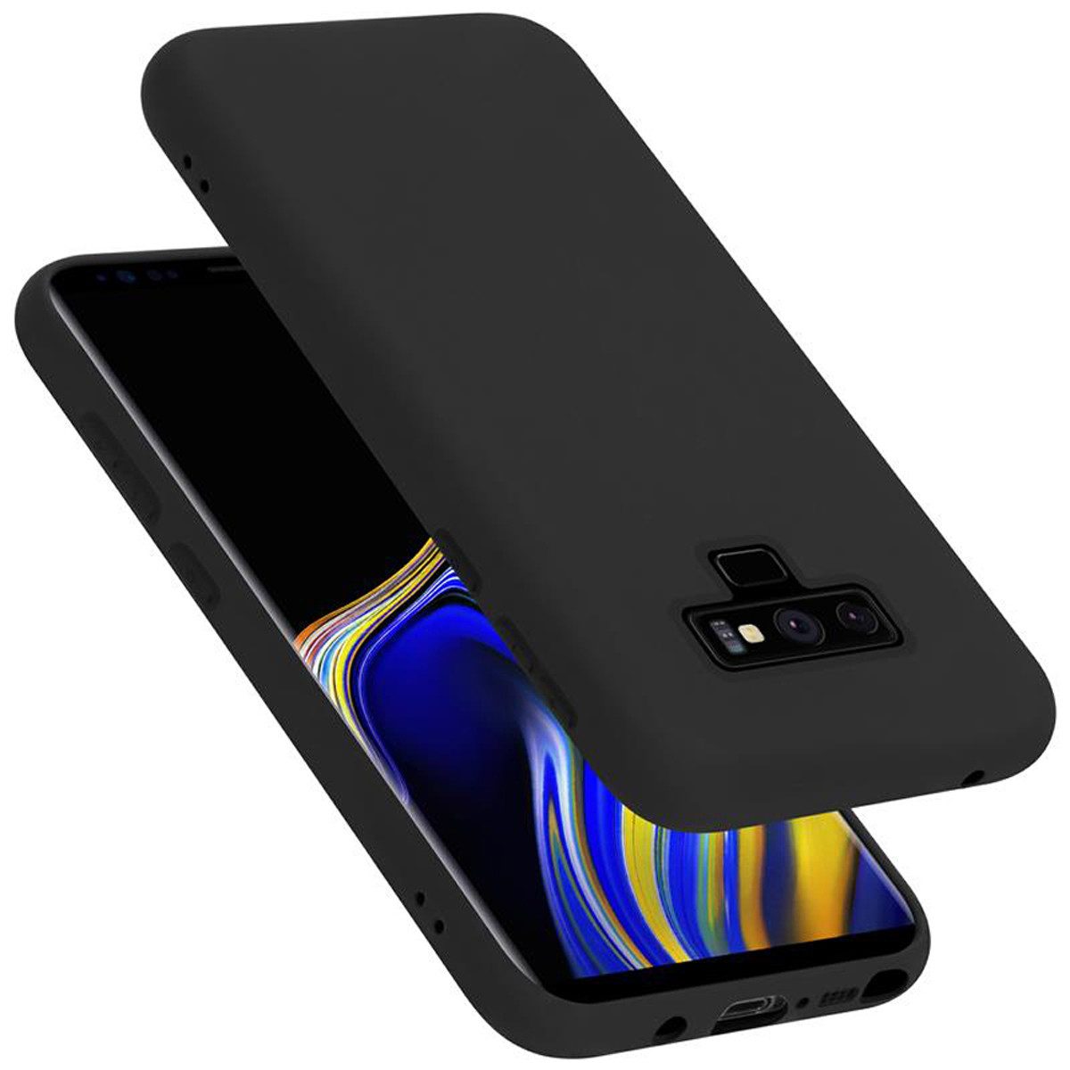 Cadorabo Handyhülle für Samsung Galaxy NOTE 9 Hülle Samsung Galaxy NOTE 9, Flexible Hülle TPU Silikon Schutzhülle Back Cover Case