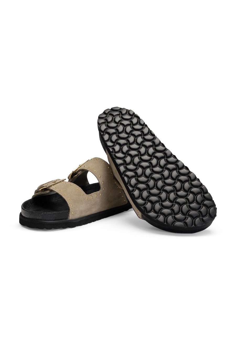 vitaform Damen Pantoletten Veloursleder Pantolette