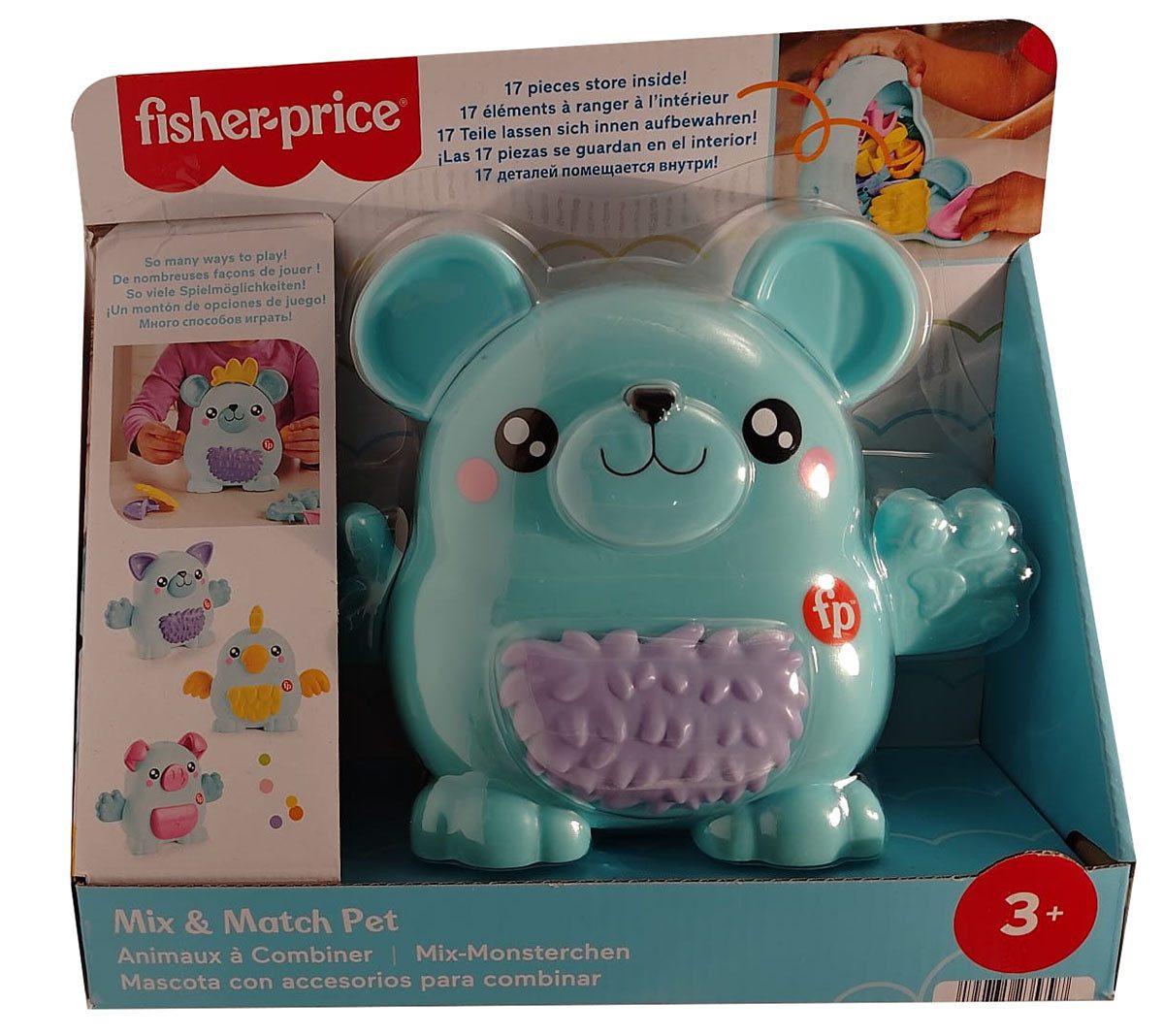 Fisher Price Spielfigur Fisher Price Bau-Set 18 Teile Monsterche austauschbare Körperteile