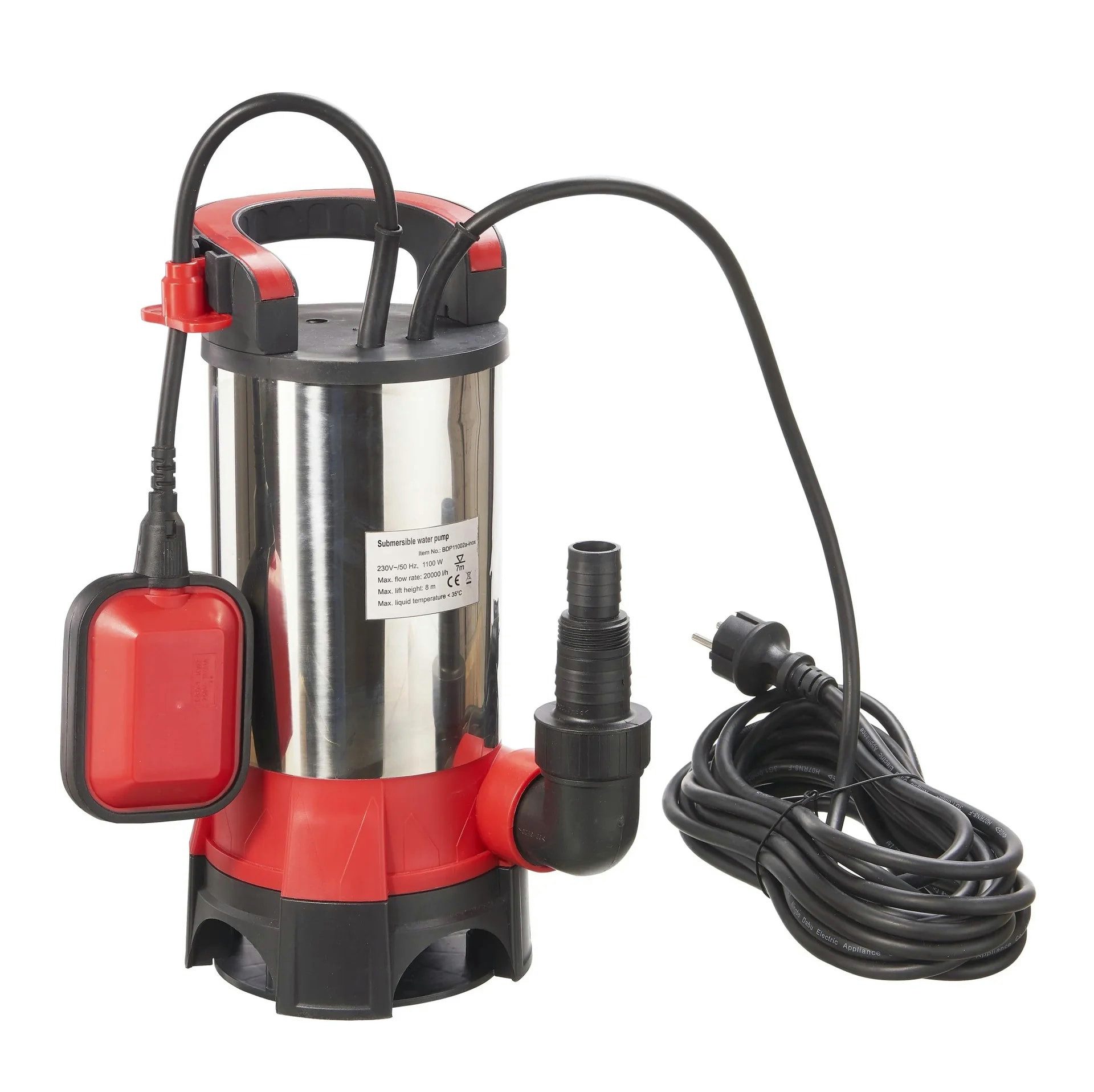 Westfalia Werkzeug Schmutzwasser-Tauchpumpe Schmutzwasser-Tauchpumpe "STPK1100", 1100 Watt