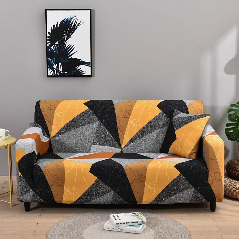 Sofahusse  Sofa überzug Weiche Anti-Rutsch-Stretch Sofa, gedruckt Sarfly