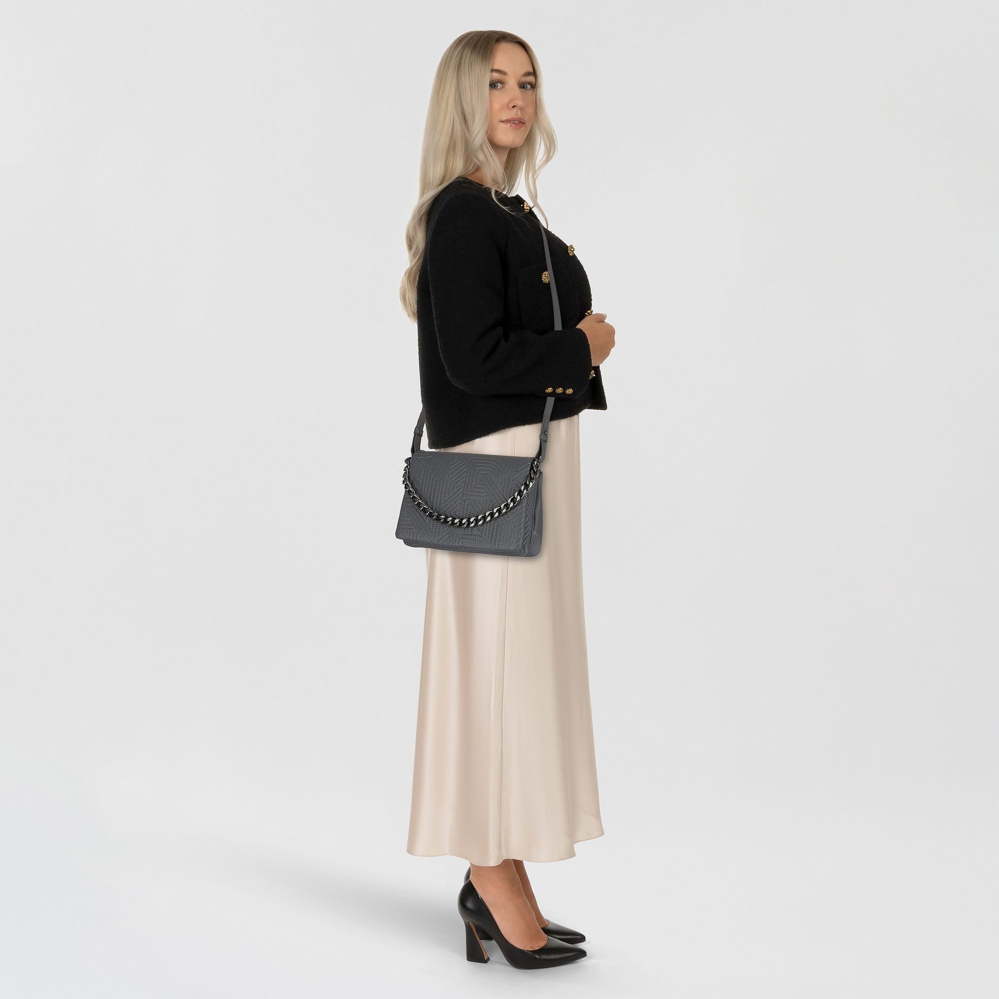 DKNY Schultertasche Desiree, Polyurethan