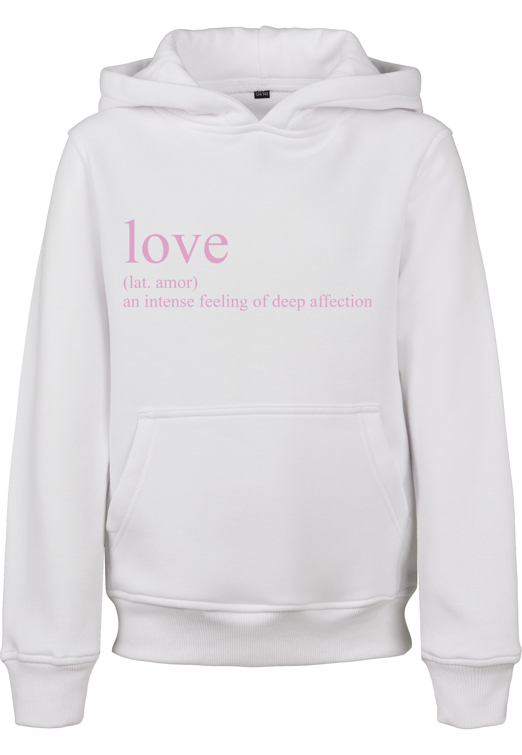 Hoodie MisterTee Herren Kids Love Definition Hoody