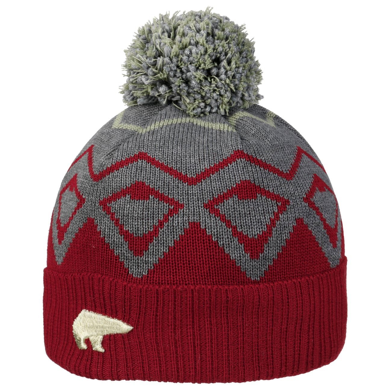 Eisbär Beanie (1-St) Strickmütze mit Umschlag, Made in Austria