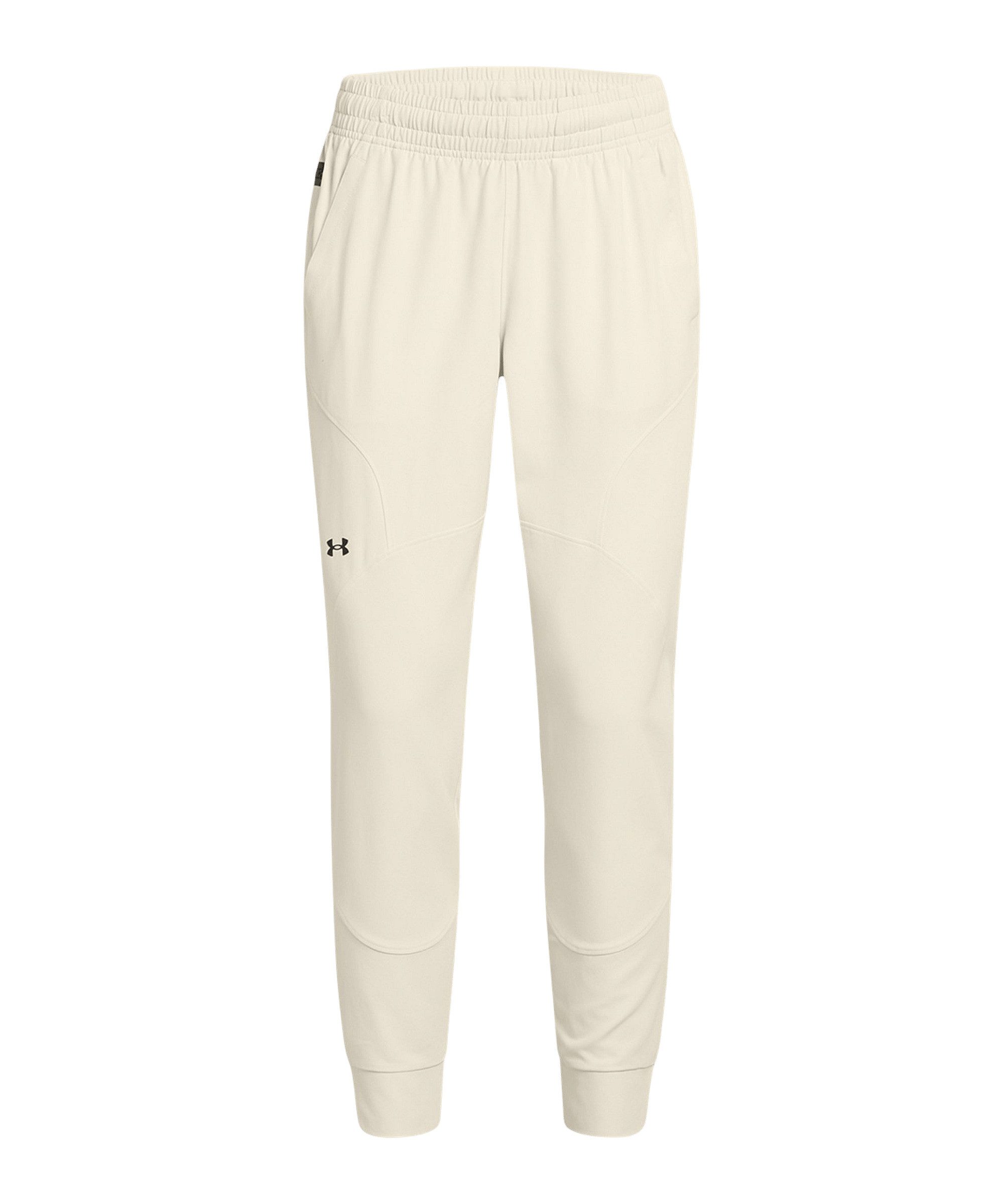 Under Armour® T-Shirt Under Armour Unstoppable Jogginghose Damen Weiß Polyester