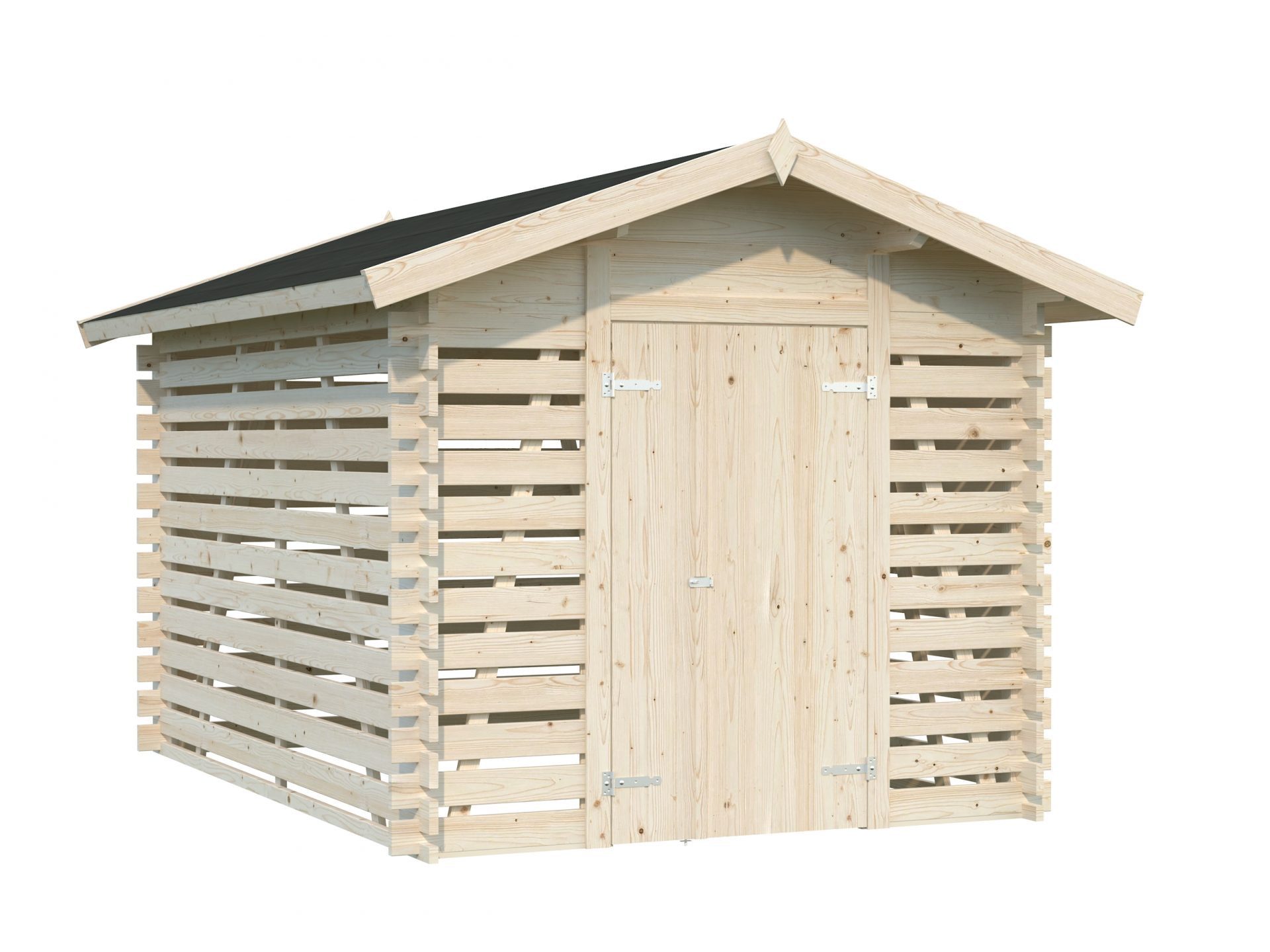 Finn Art Blockhaus Gerätehaus Holz Aktion 76 Gartenhaus, BxT: 310x414 cm, ohne Dacheindeckung