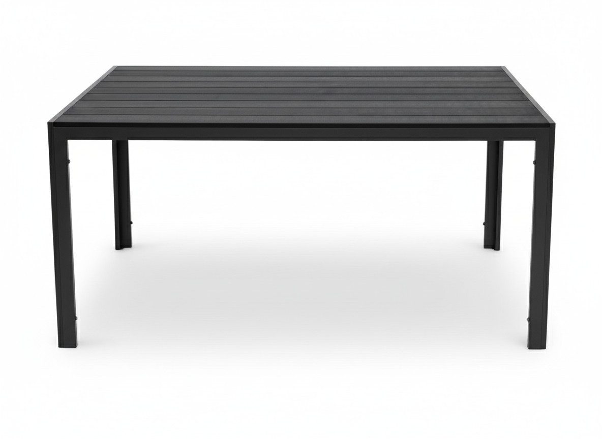 LEX Gartentisch Gartentisch Comfort 150 x 90 cm mit Nonwood Platte Gestell günstig online kaufen
