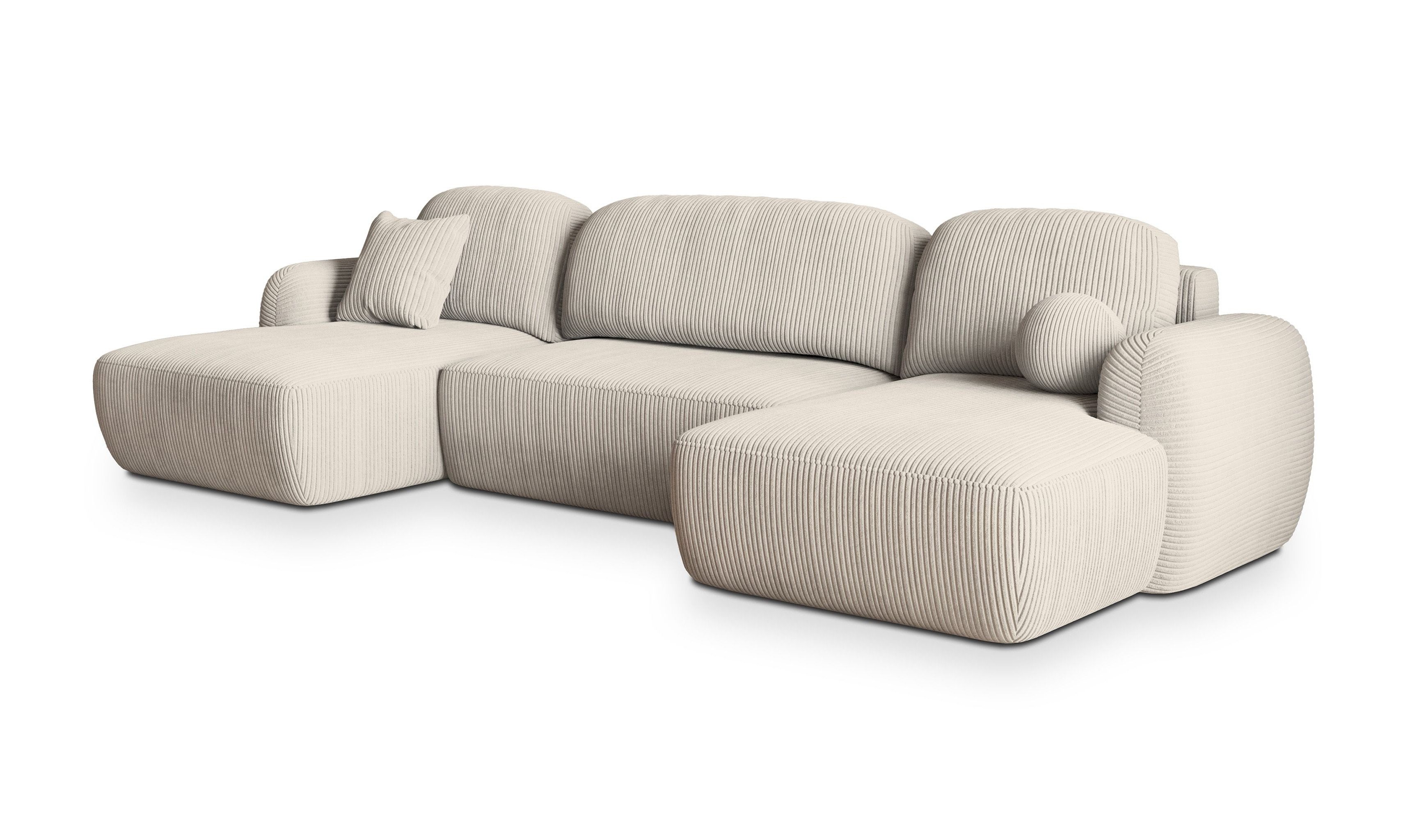 Masseno Ecksofa SAVONA mit Schlaffunktion U-Form, günstig online kaufen