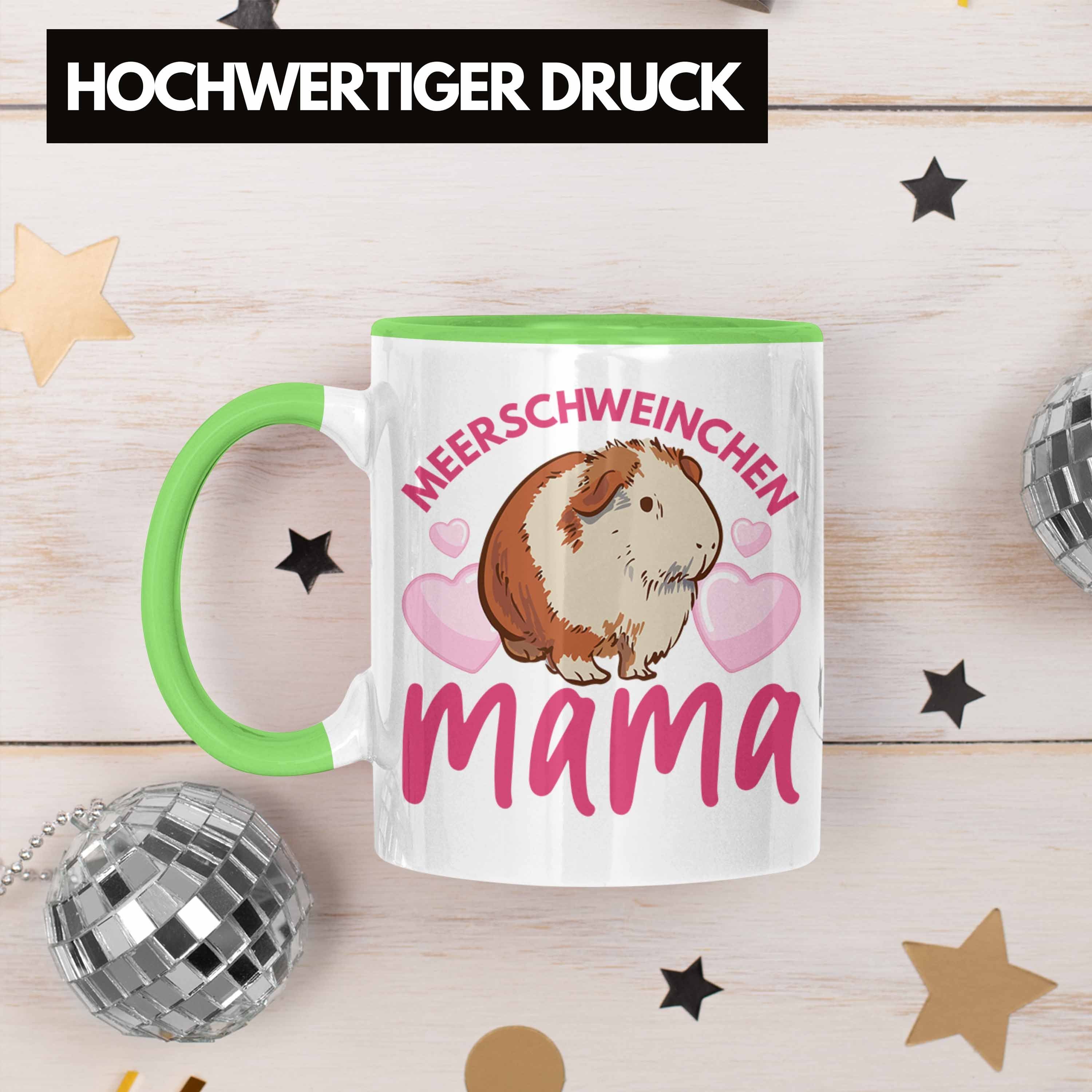 Muttertag - Trendation Tasse Trendation Tasse Meerschweinchen Spruch Geschenk Mädchen Grün Mama