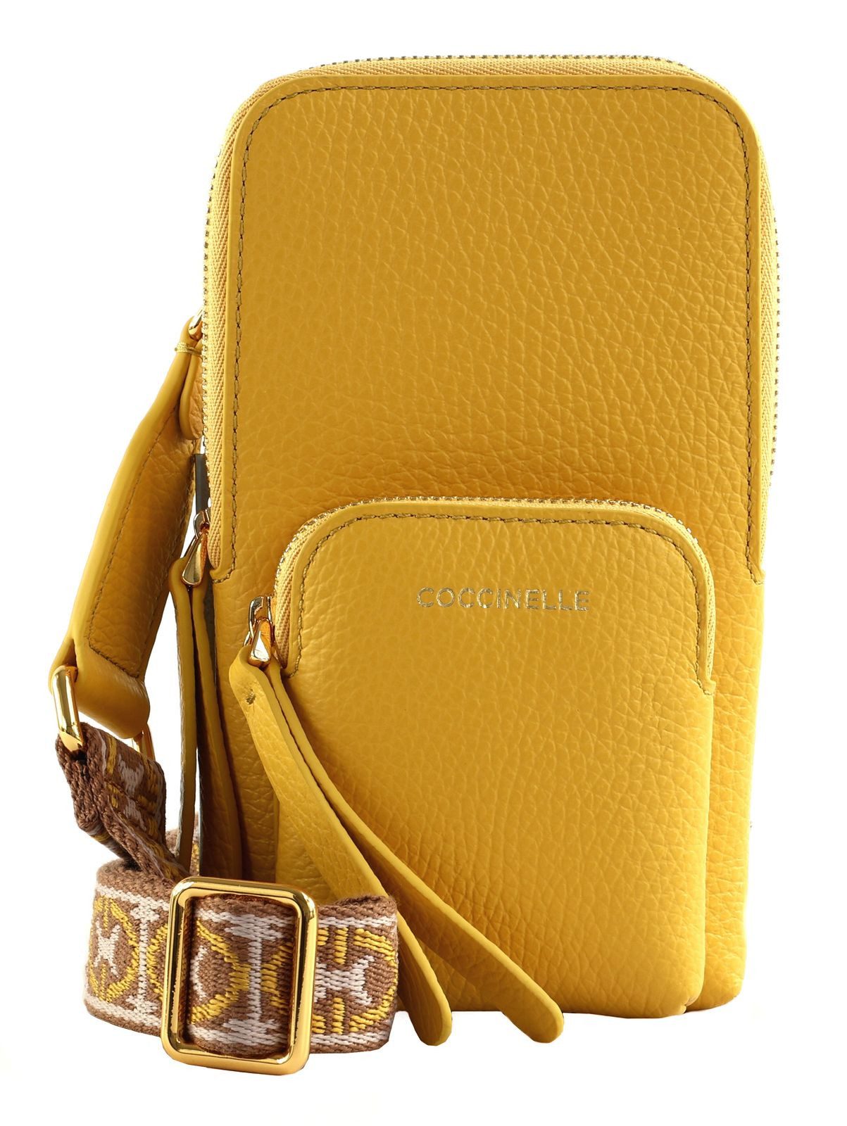 COCCINELLE Handytasche Hi-Tech Phone Bag, aus echtem Rindsleder