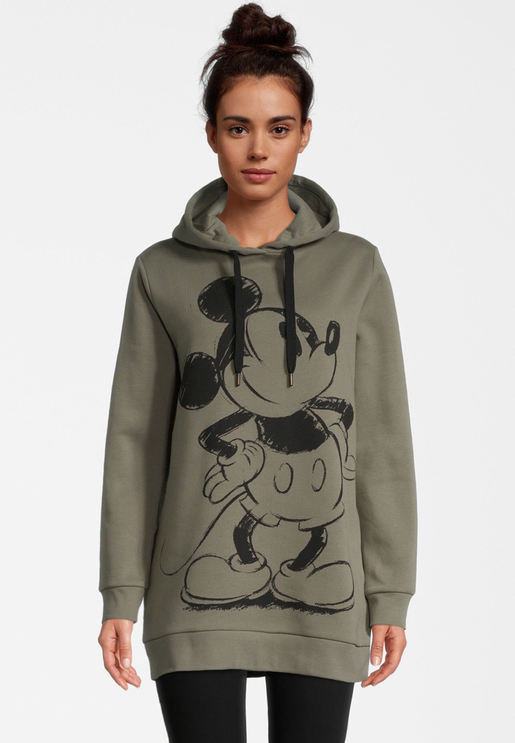 COURSE Kapuzenpullover Mickey Retro Mouse khaki