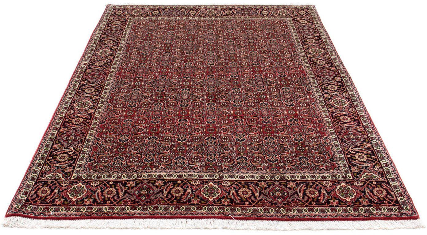 Wollteppich Bidjar - Zanjan Stark Gemustert Rosso 208 x 139 cm, morgenland, rechteckig, Höhe: 15 mm, Unikat mit Zertifikat