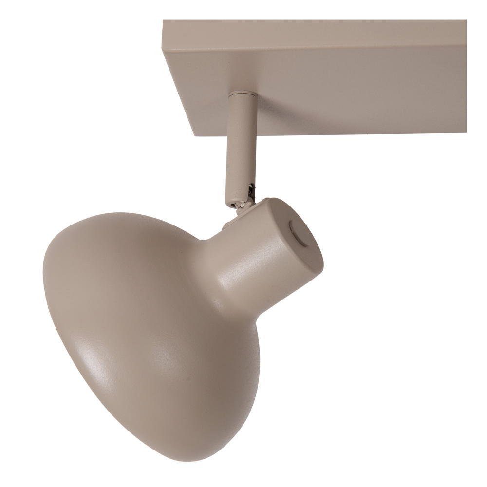 Deckenleuchte Beige Angabe, Deckenbeleuchtung, click-licht Sensas GU10 Nein, warmweiss, keine in 2-flammig, Deckenlicht Leuchtmittel Deckenleuchte enthalten: Deckenlampe,