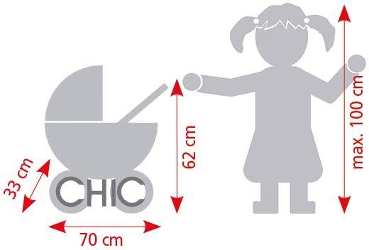 CHIC2000 Puppenbuggy Jogging-Buggy Lola, mit klappbarem Verdeck