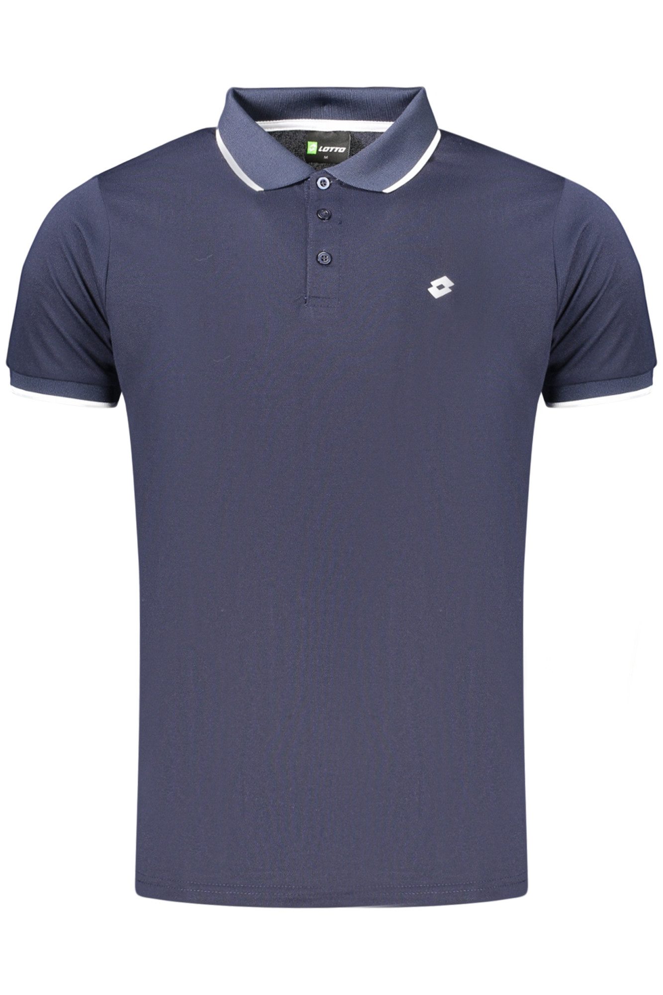 Lotto Poloshirt Herren Kurzarm Poloshirt Blau mit Kontrastdetails
