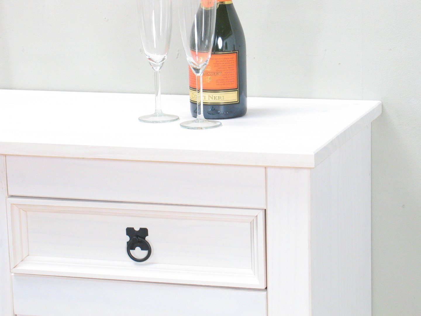 ebuy24 Sideboard New Mexico Sideboard mit 7 Schubladen und 3 Türen