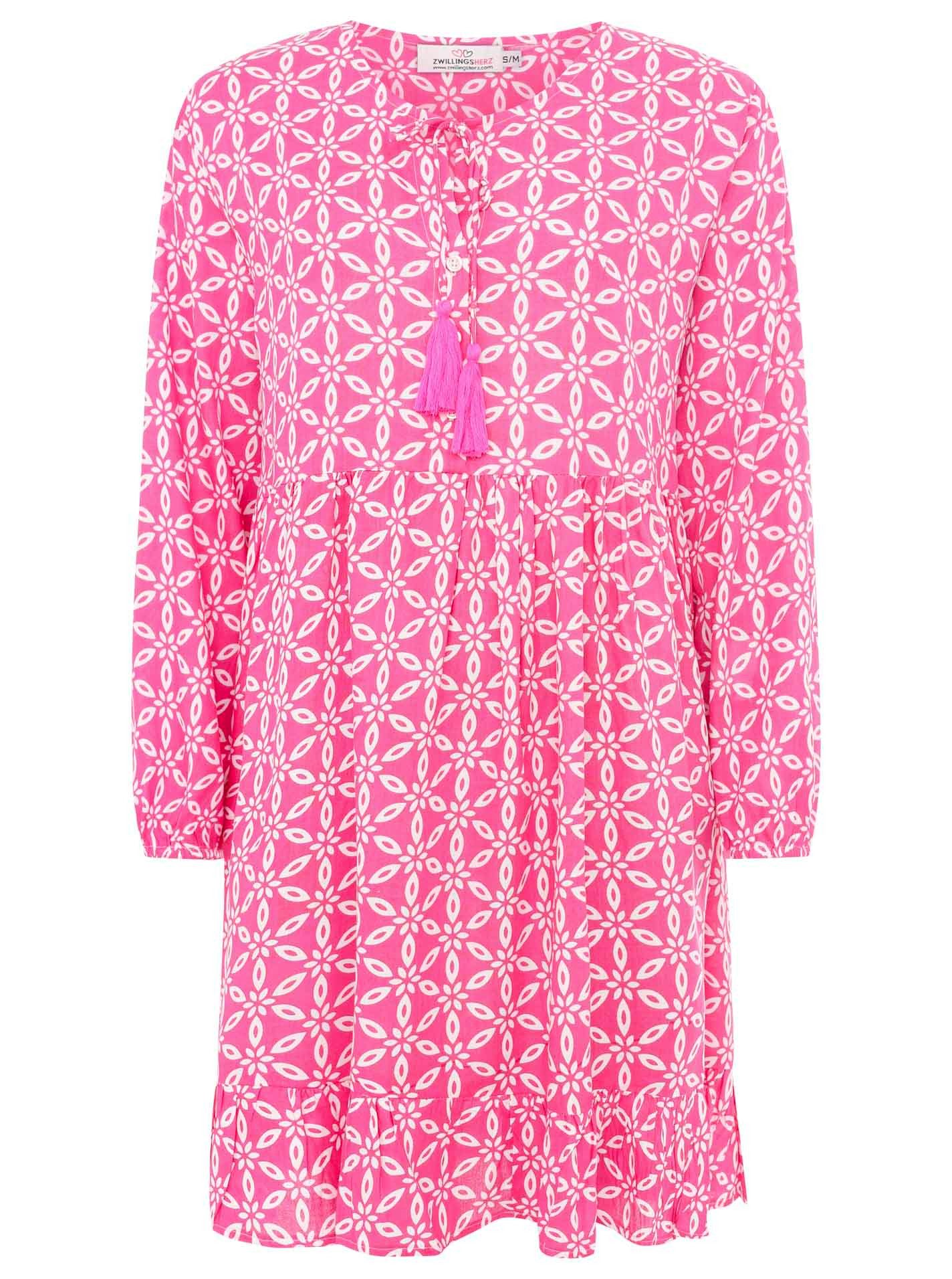Zwillingsherz Sommerkleid "Stargazing" Kordeln mit Tasseln günstig online kaufen