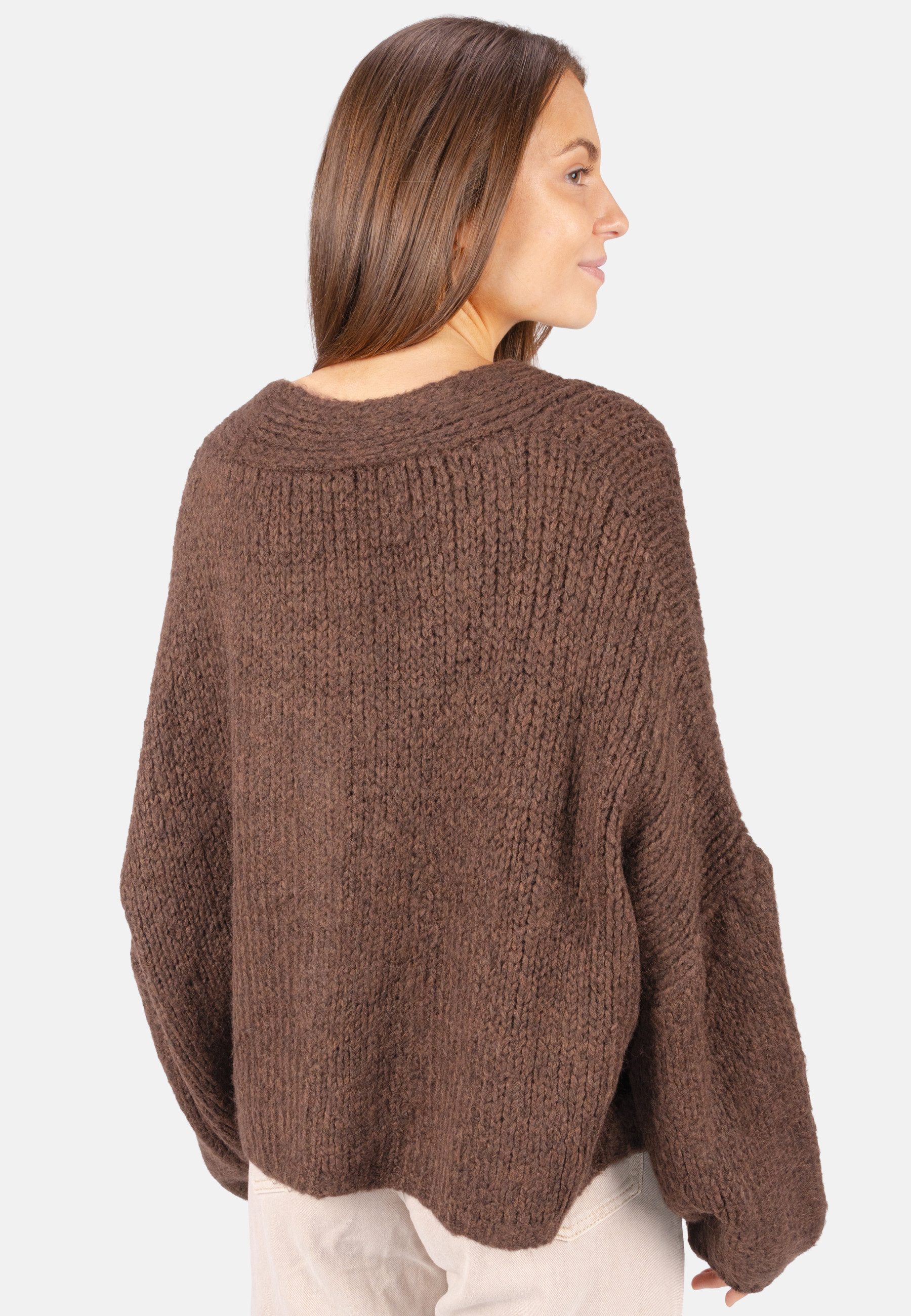 Seasons of April Cardigan JOJO (1-tlg) Damen Cardigan Strickjacke Oversize mit Knöpfen