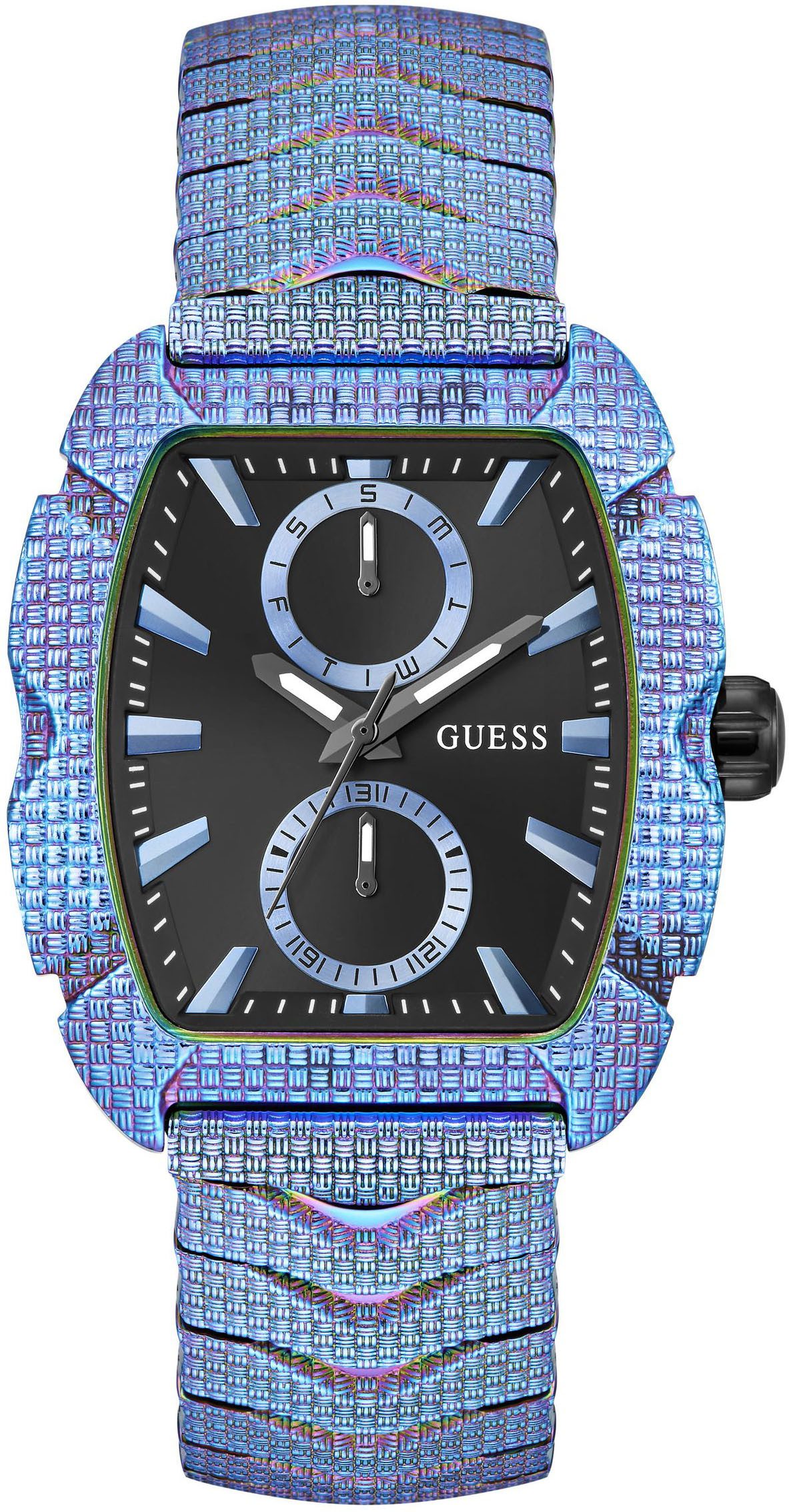 Guess Multifunktionsuhr NILE GW0885G2, Quarzuhr, Armbanduhr, Herrenuhr, Dat günstig online kaufen