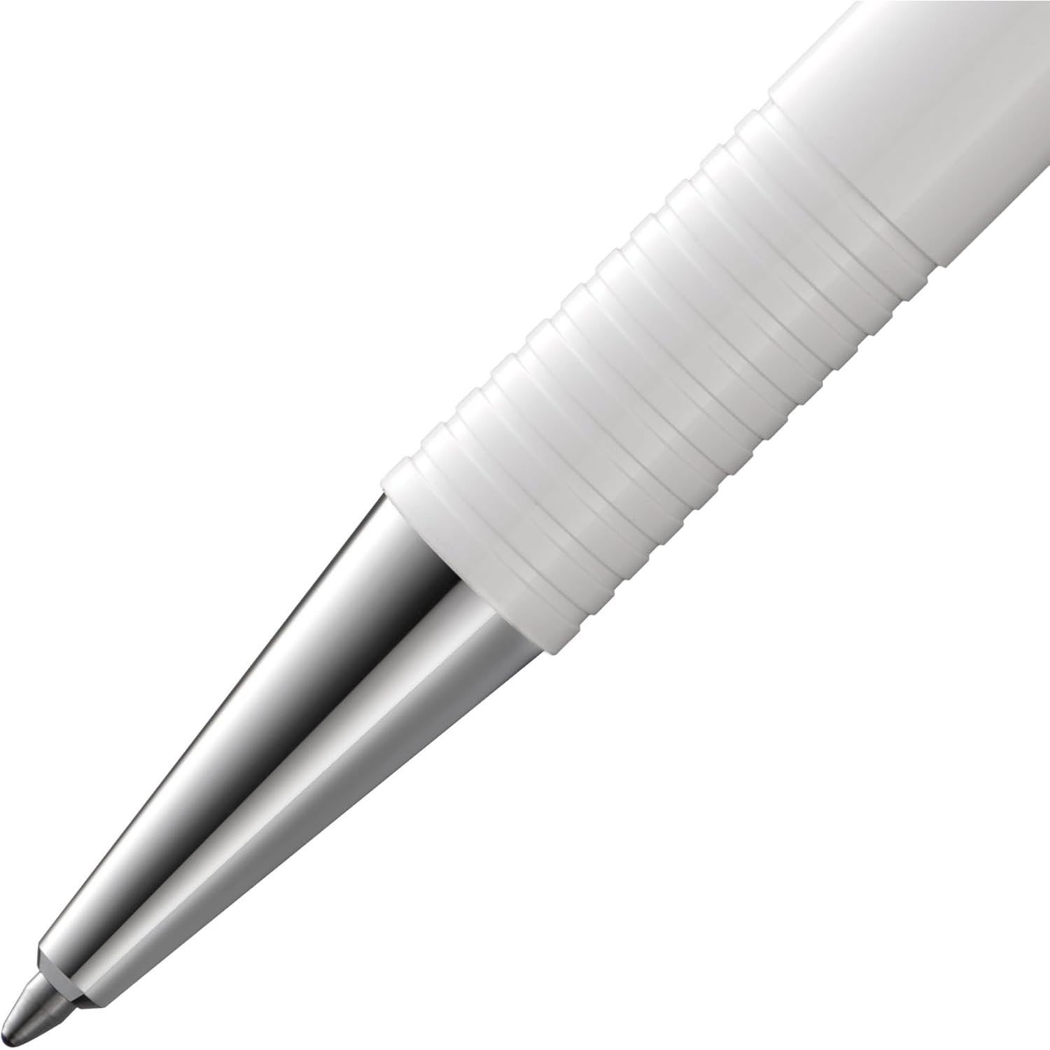 LAMY Kugelschreiber LAMY logo Kugelschreiber 204 M+ Weiß Stärke B M16 Schreibfarbe blau