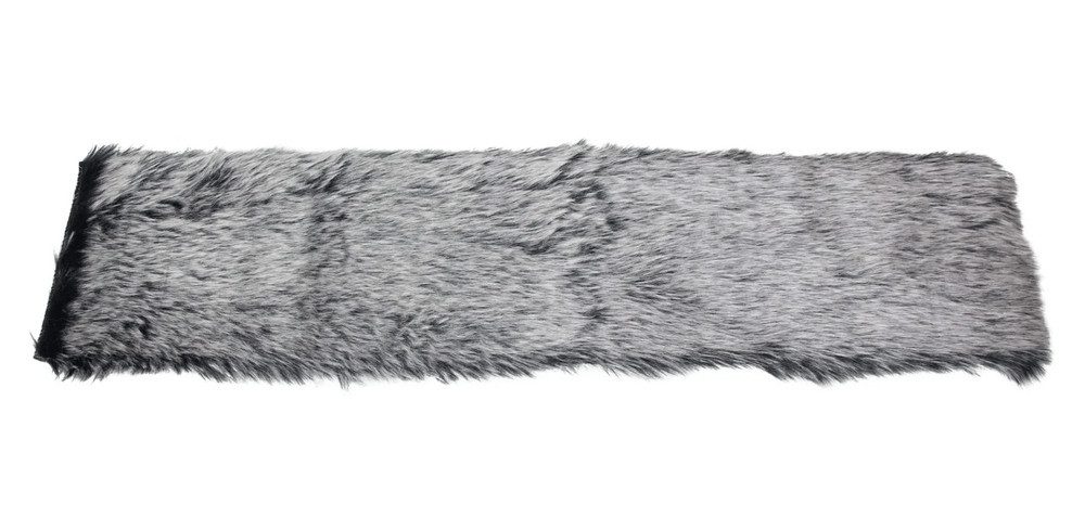 Home-trends24.de Tischläufer Fell Optik schwarz grau Tischläufer Tischband 20 x 90 cm – Bild 4 von 5