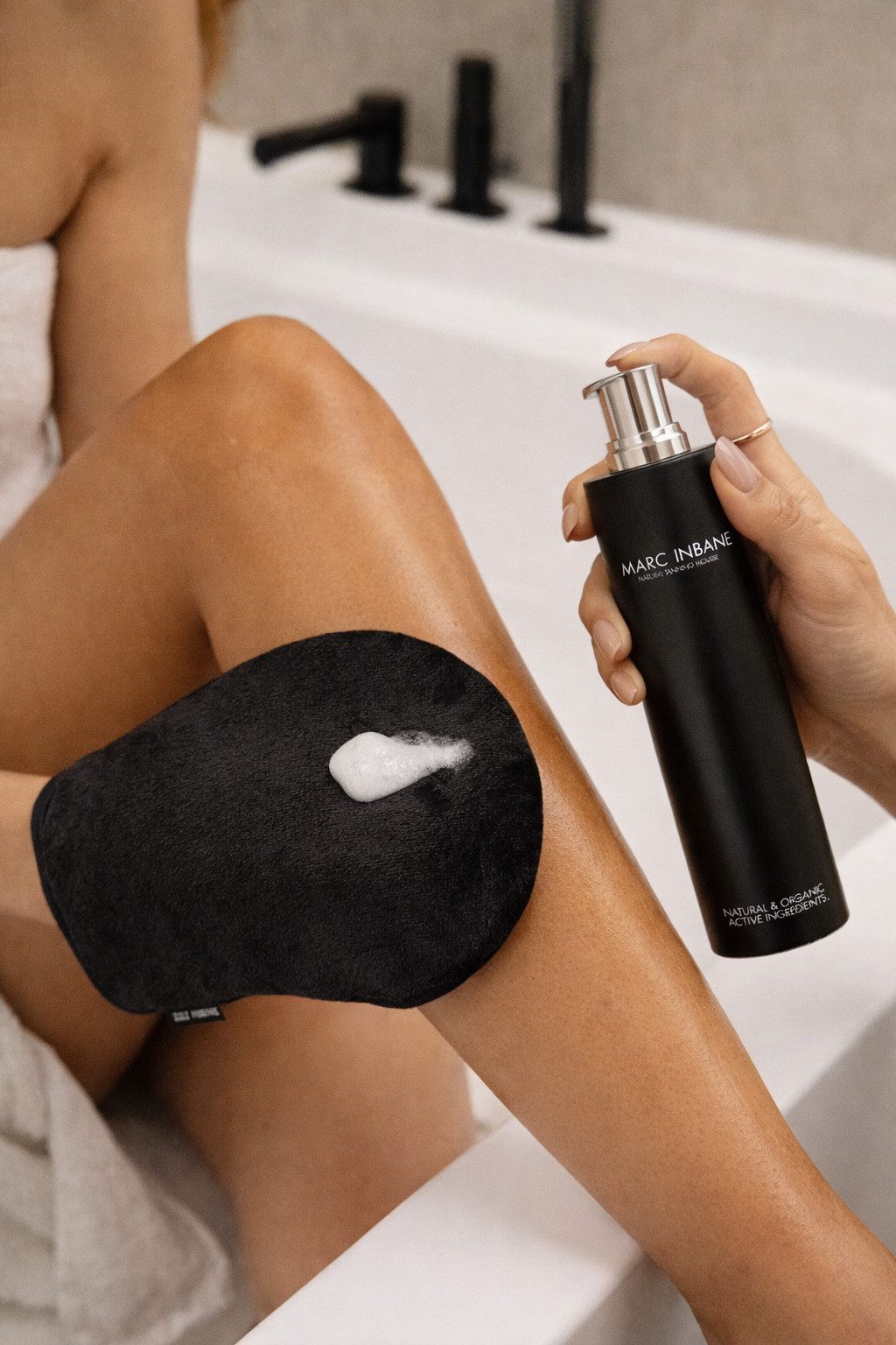 MARC INBANE Selbstbräunungsmousse Natural Tanning Mousse + Bräunungshandsch günstig online kaufen