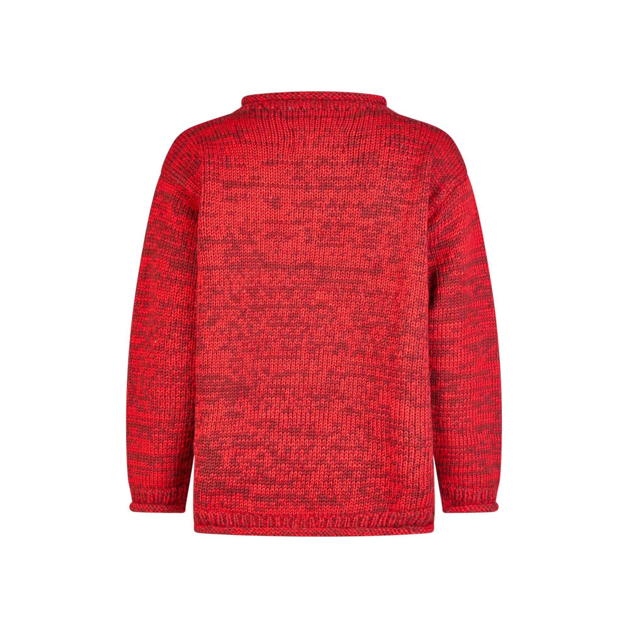 THC Natural Line Strickpullover THC Schafwoll Strickpullover rot 715 (1 Stück, 1-tlg., 1 Stück) weiche Schurwolle