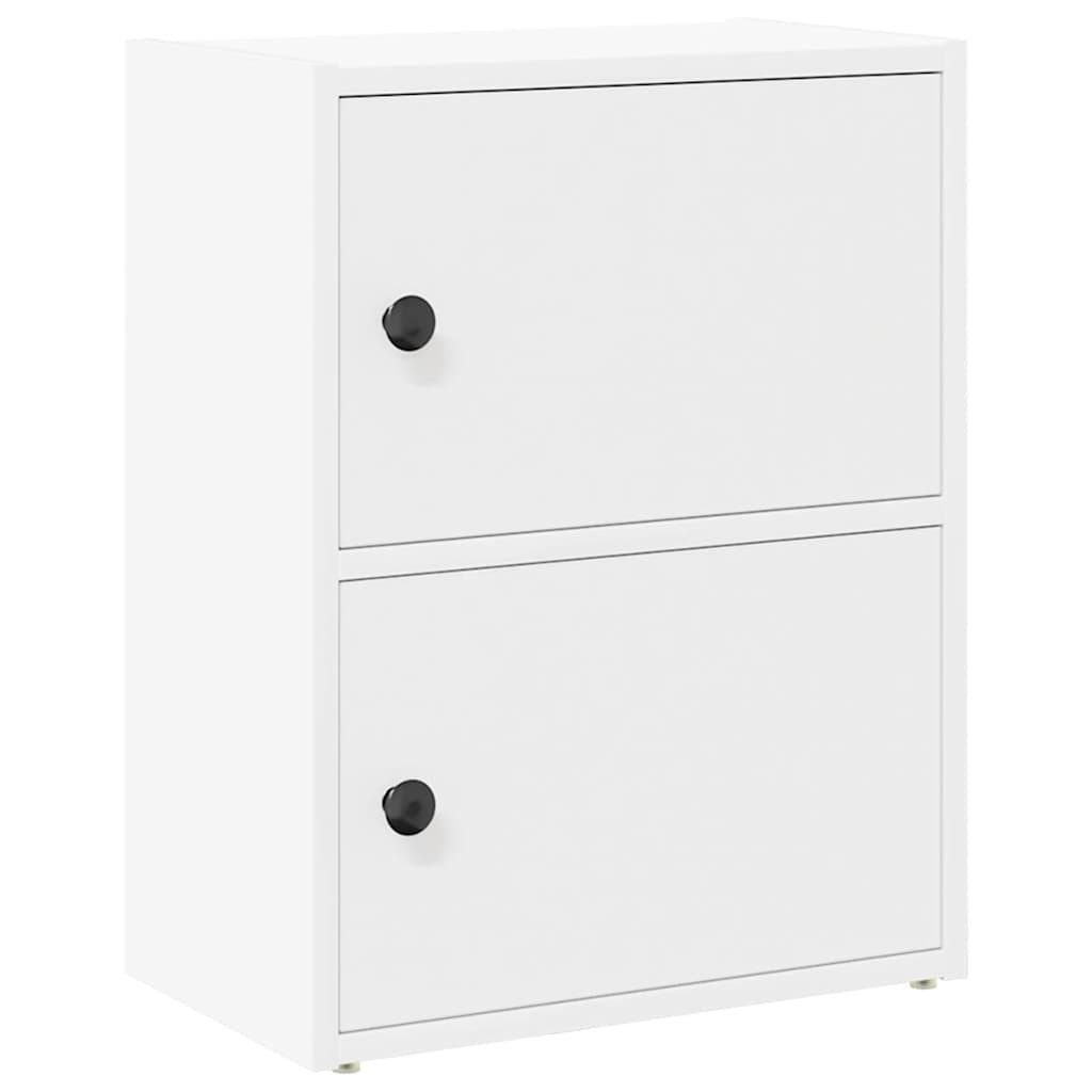 vidaXL Bücherregal Bücherregal Weiß 40x24x52 cm Holzwerkstoff, 1-tlg. günstig online kaufen