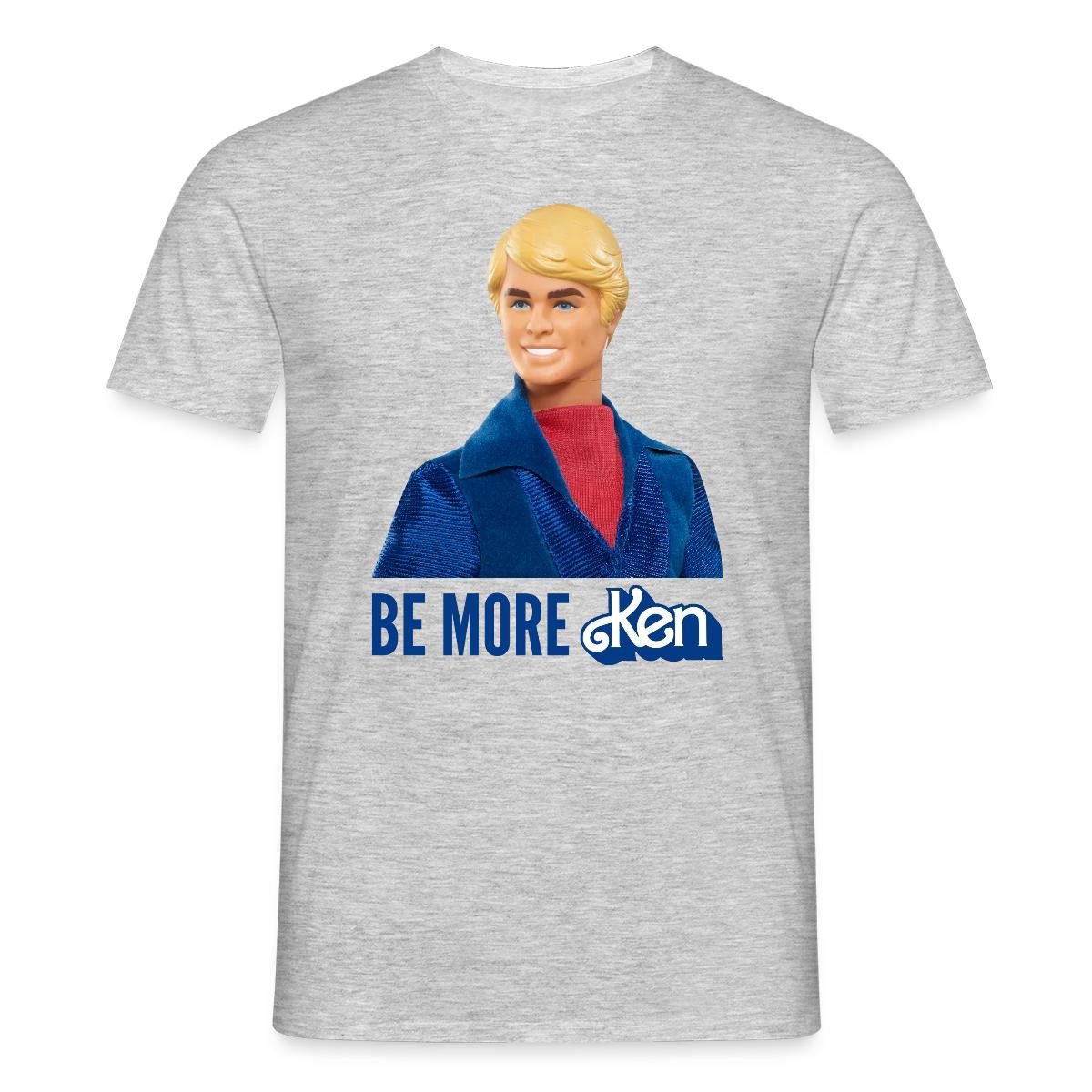 T-Shirt Barbie Ken Design Mit Spruch Be More Ken Männer T-Shirt