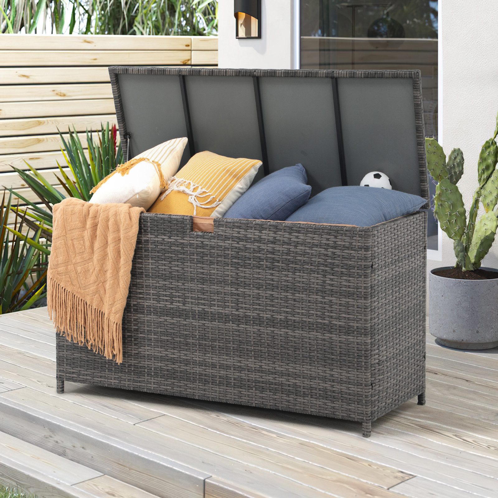JOIVI Aufbewahrungsbox Auflagenbox 125 Gallon Gartenbox günstig online kaufen