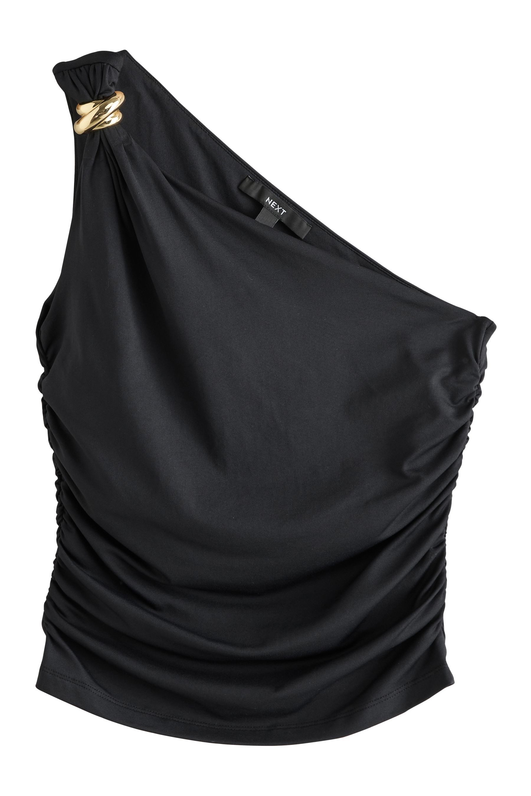 Next One-Shoulder-Top Weiches One-Shoulder-Oberteil mit Hardware (1-tlg) günstig online kaufen