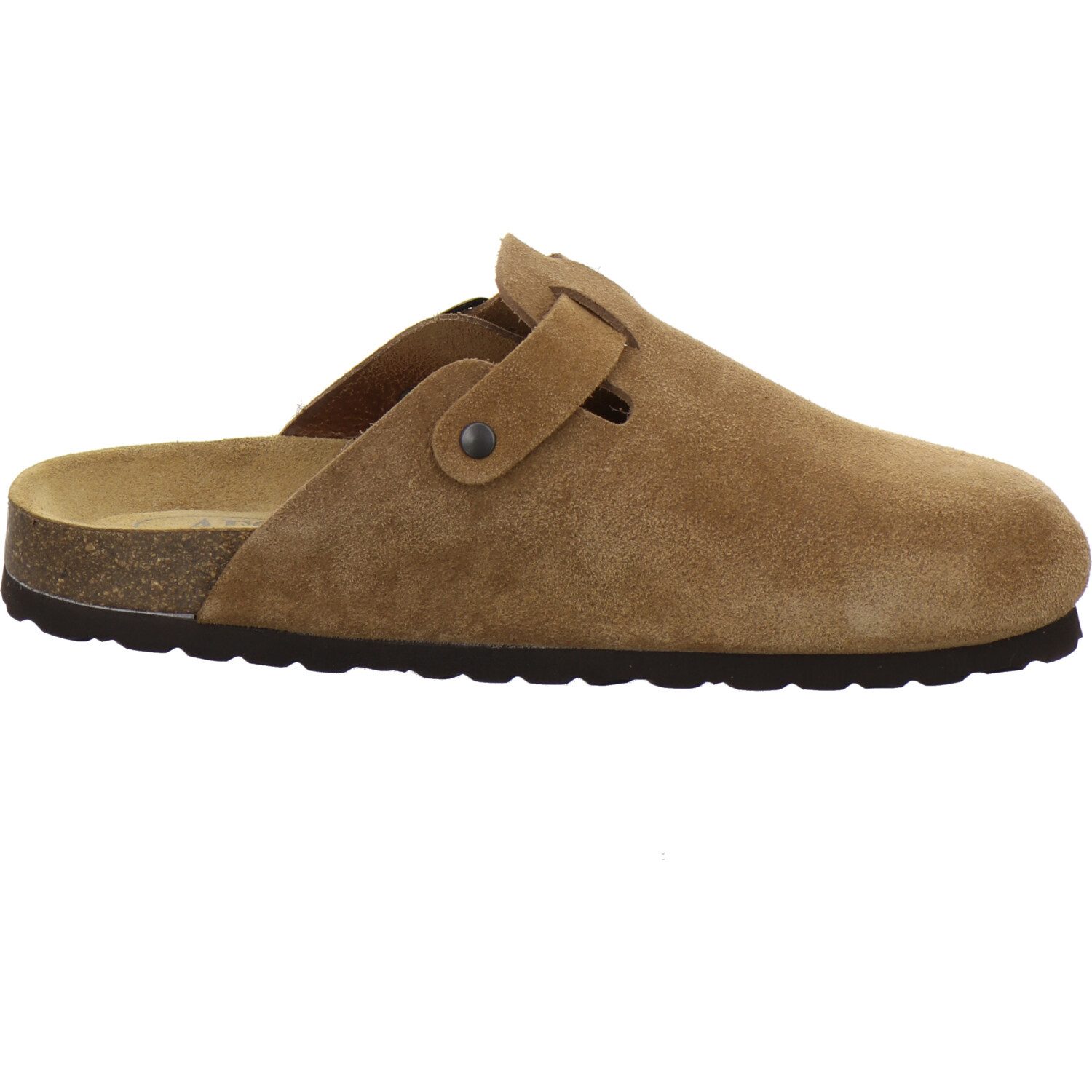 AFS-Schuhe 390084 Clogs Pantolette für Herren aus Leder mit Fußbett, Hausschuhe Made in Germany