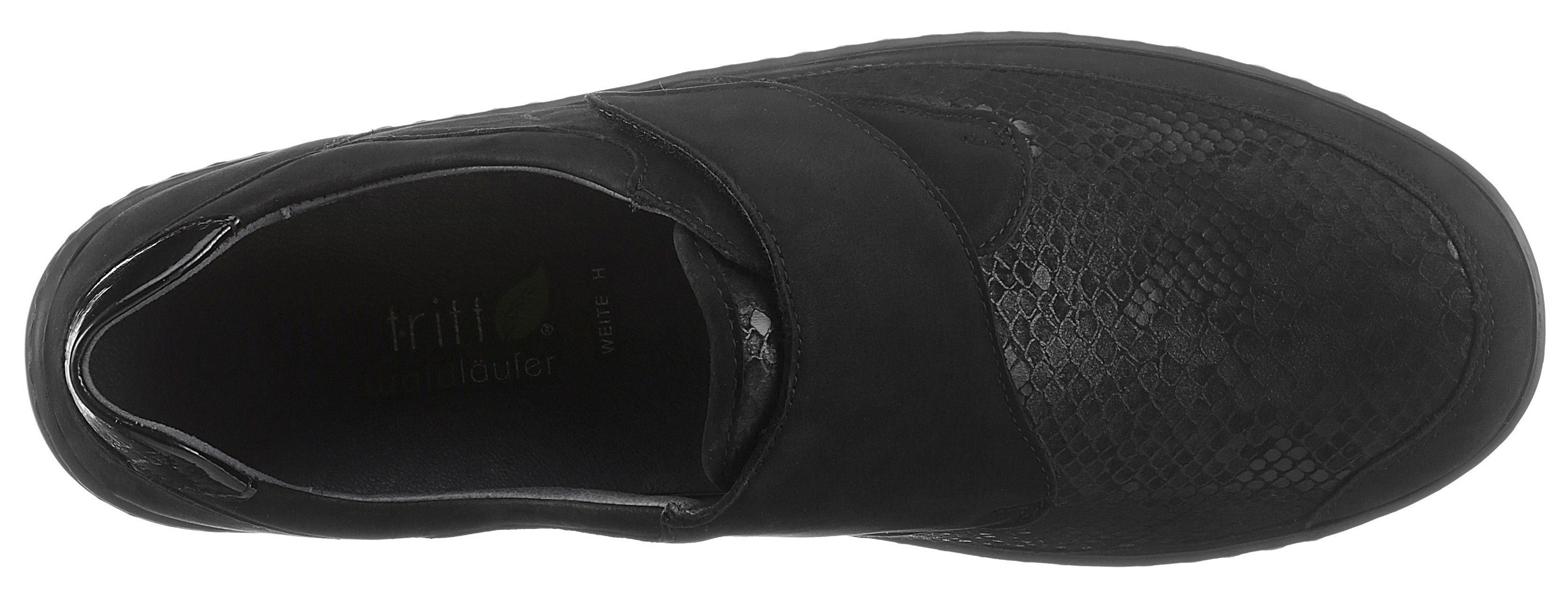 Waldläufer HENNI-Soft Klettschuh Slipper, Komfortschuh, Bequemschuh mit Orthotritt, Weite H