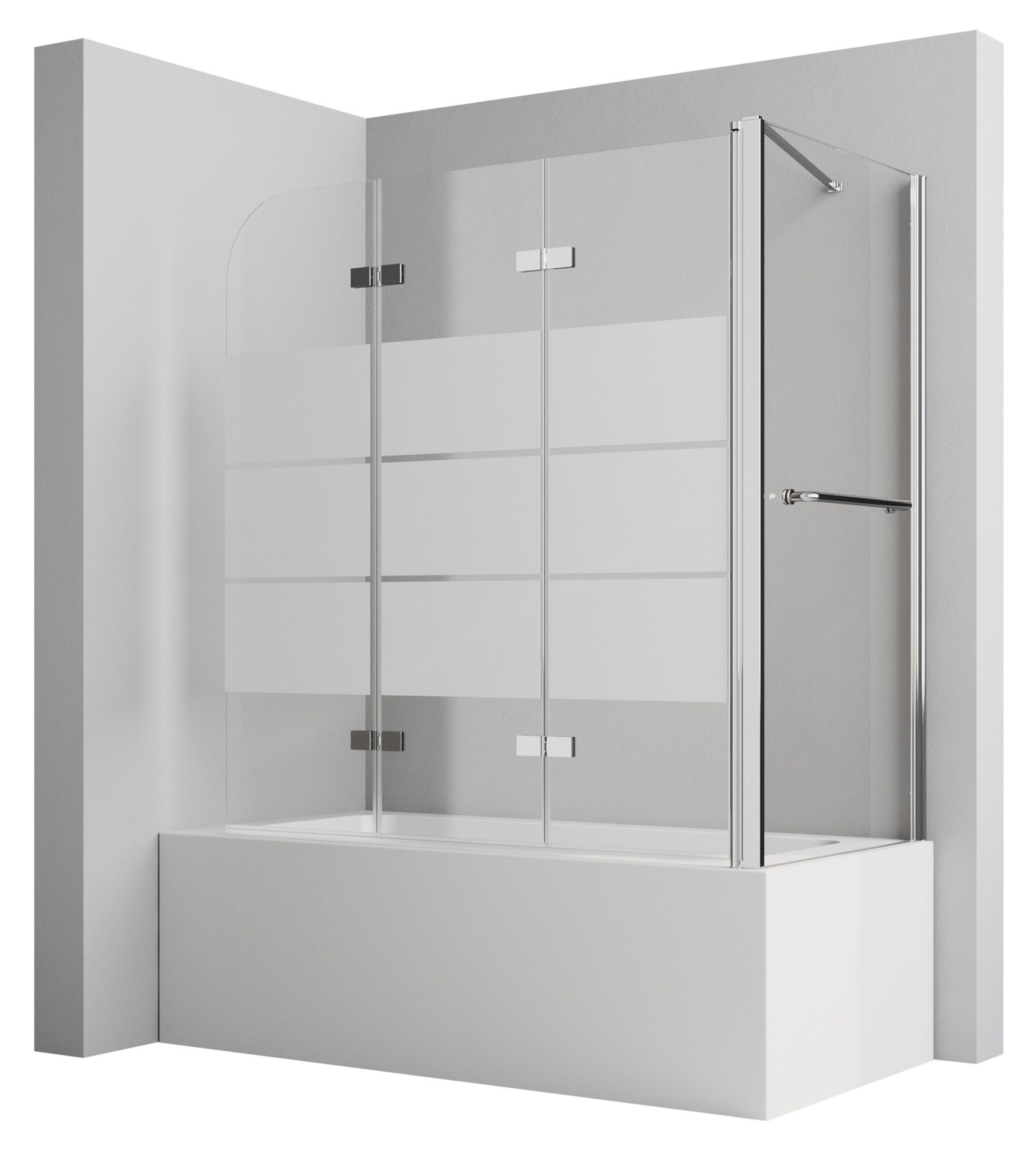 GOEZES Duschwand für badewanne mit seitenwand günstig online kaufen