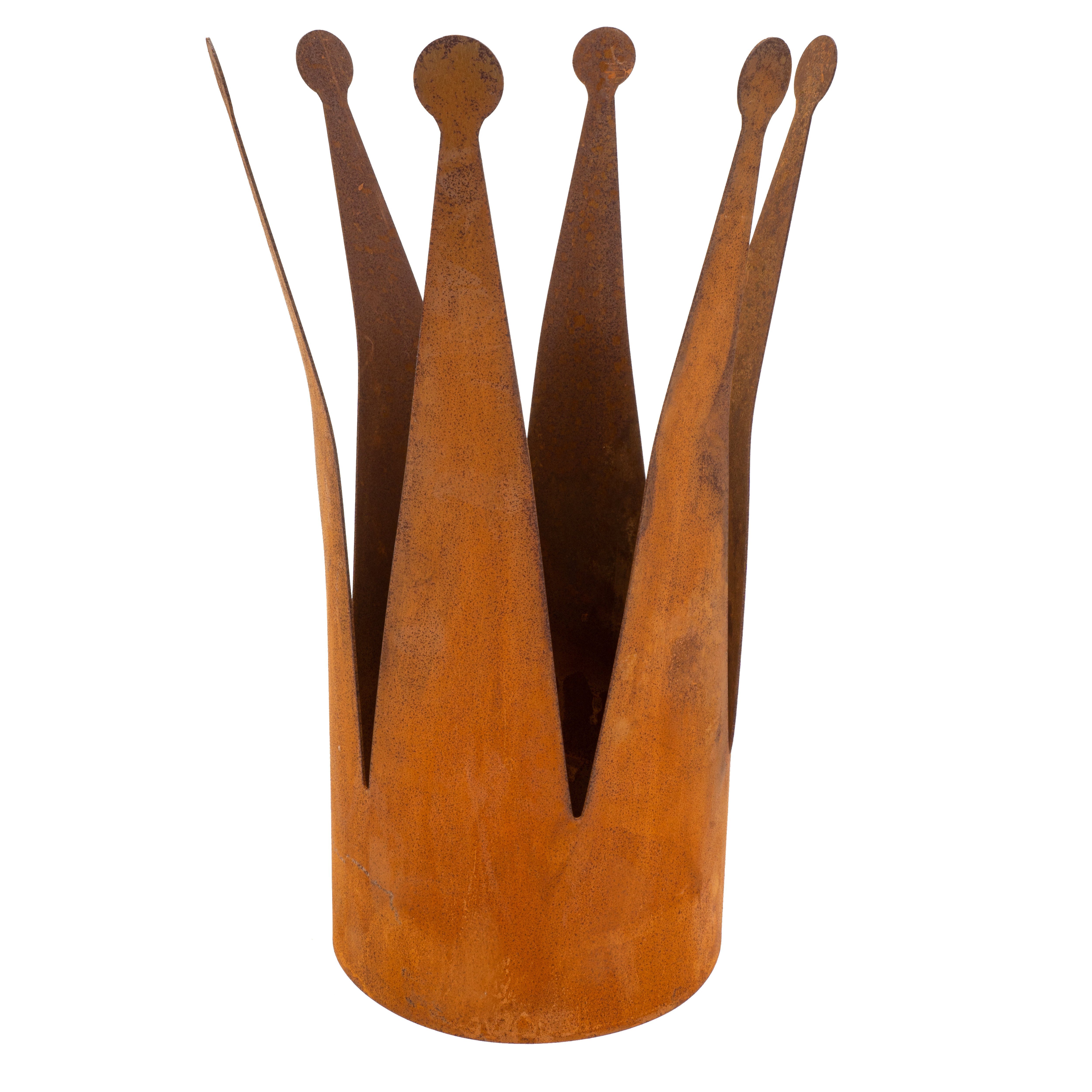 Dekoobjekt Metall Deko Krone Vintage Gartendeko