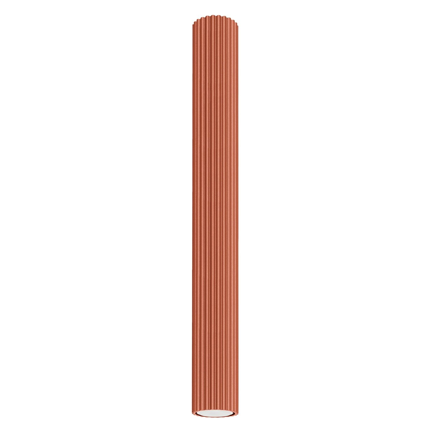 SOLLUX lighting Deckenleuchte Plafond Karbon 60 Roter Ocker, Nicht enthalten