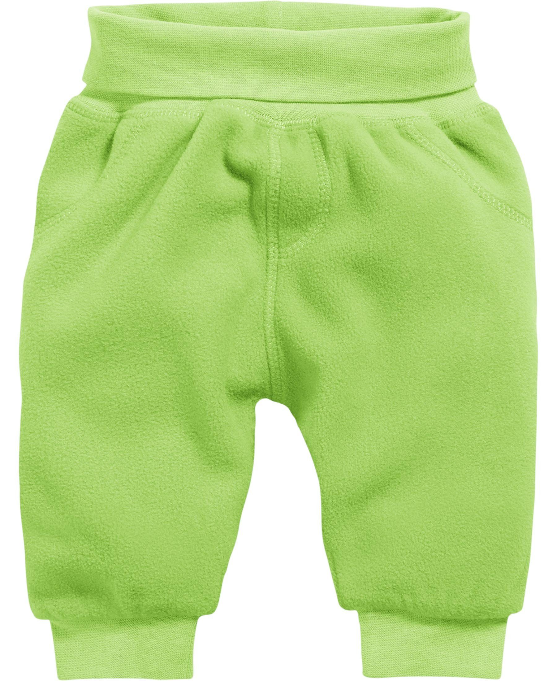 Schnizler Schlupfhose Baby Grün mit Fleece Strickbund Pumphose