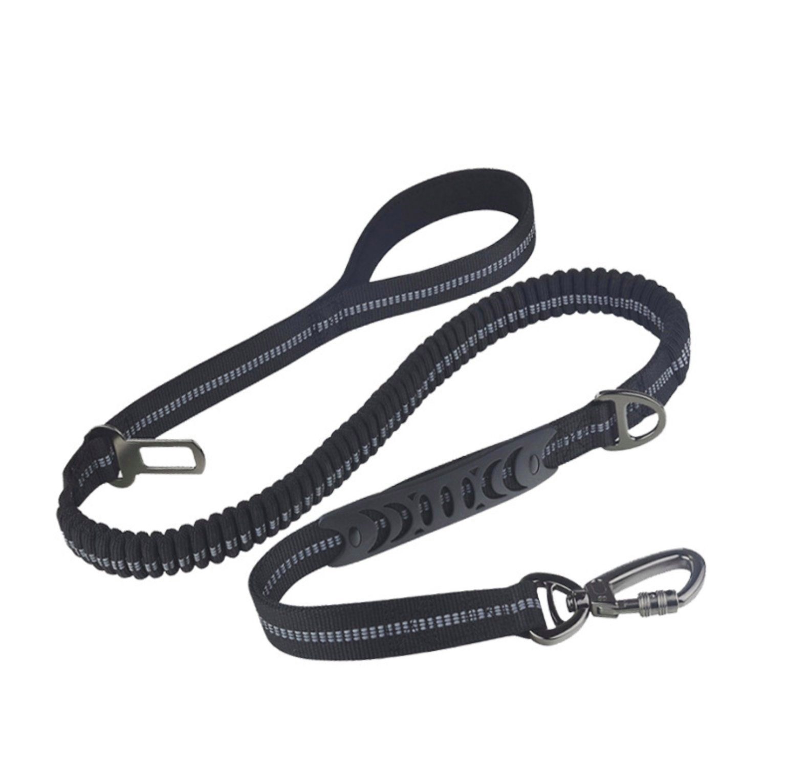 H-basics Hundeleine »Hundeleine 120cm mit elastisch - hochwertige robuste  in schwarz« online kaufen | OTTO
