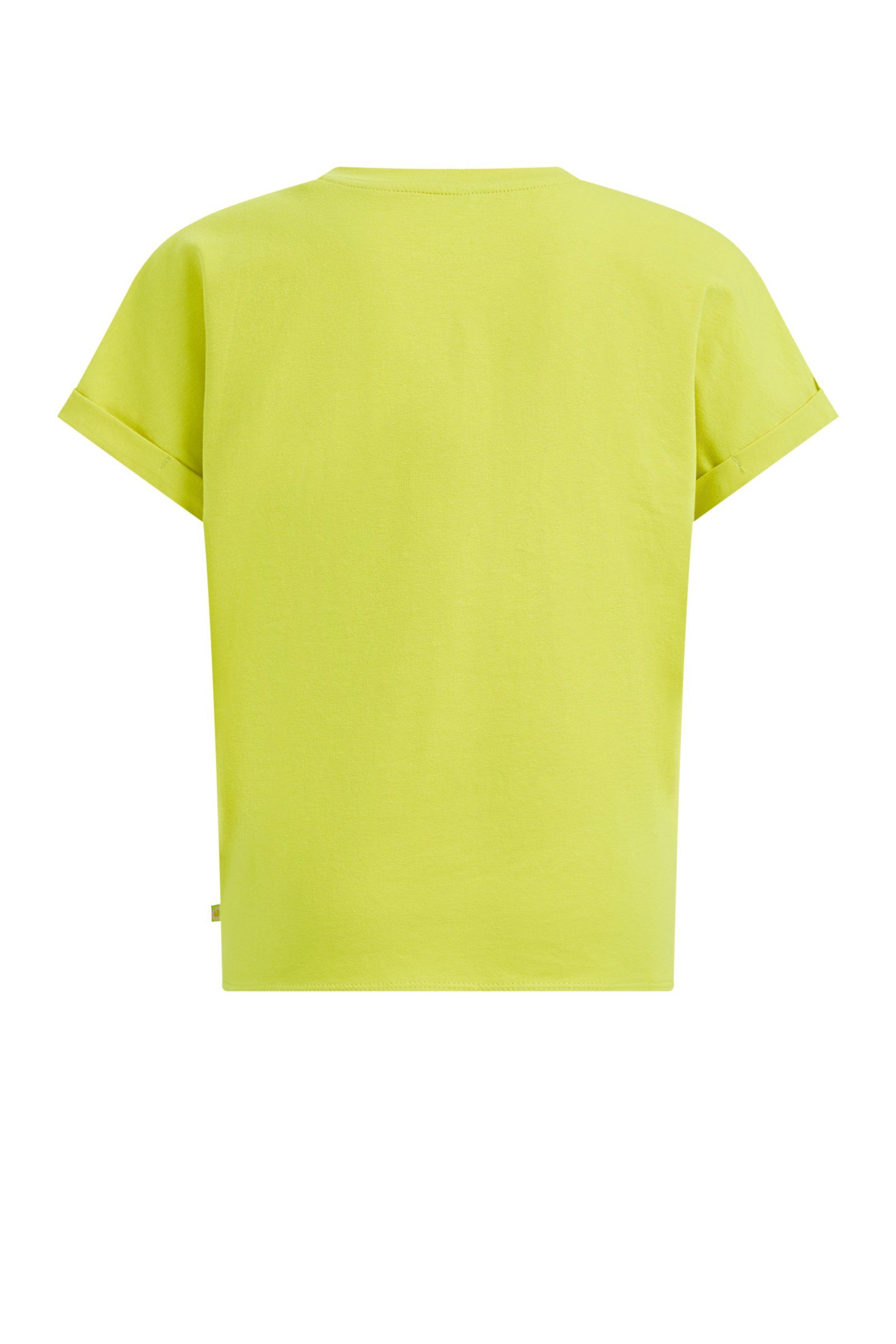 T-Shirt Fashion (1-tlg) WE Giftgrün
