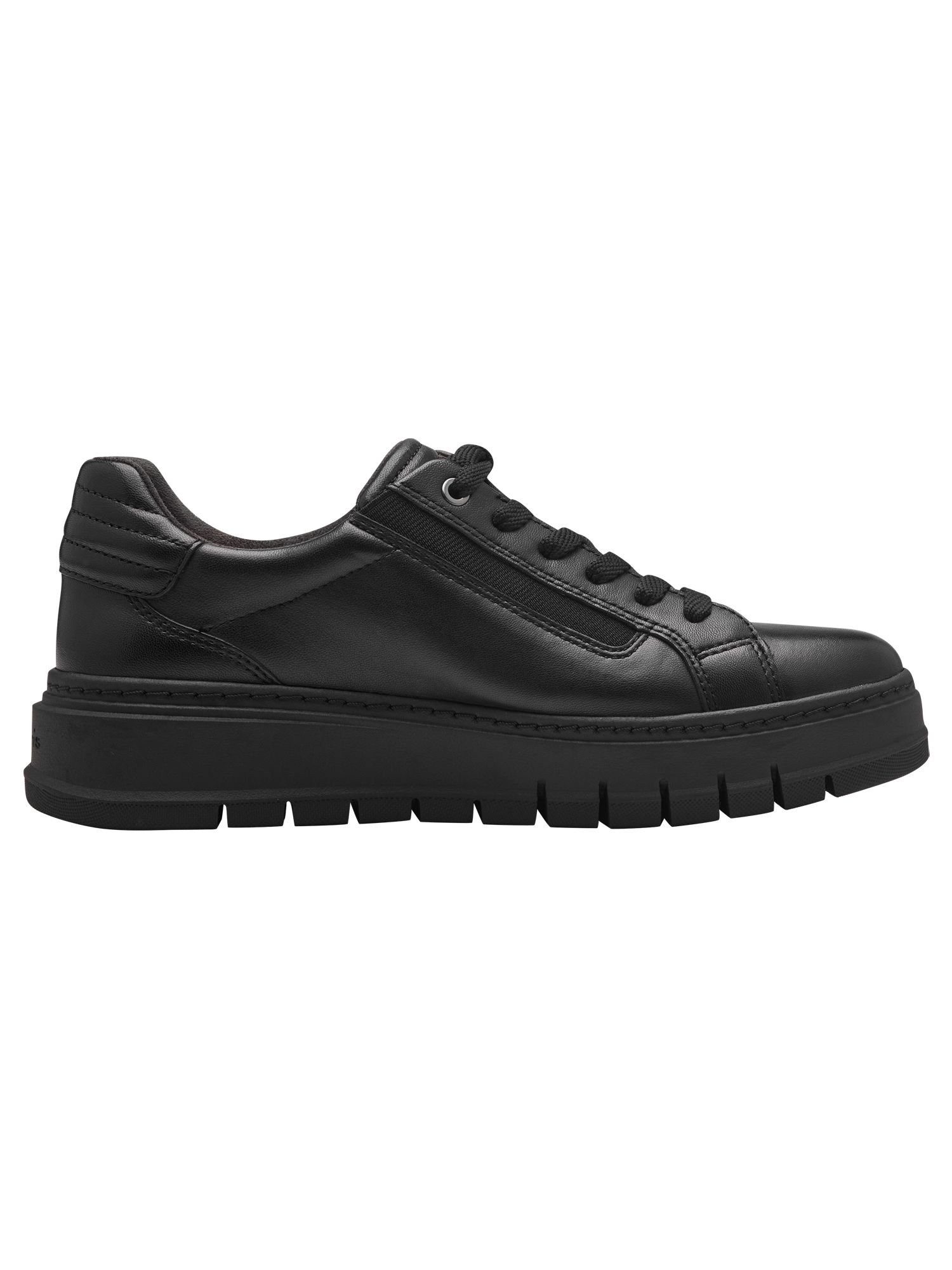 Tamaris Pure Relax Removable Sock aus Leder kein Absatz Sneaker Removable Sock