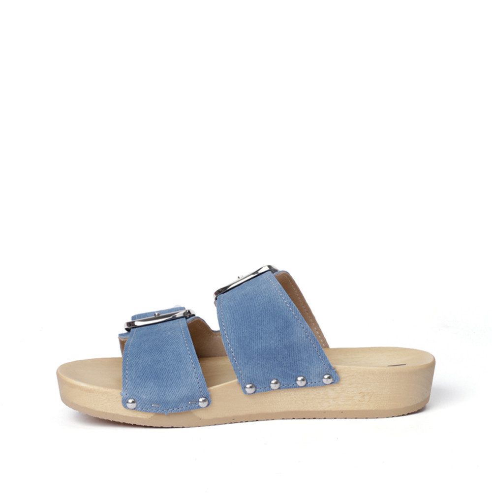 Softclox LENA Jeanslook blau (natur) Pantolette günstig online kaufen