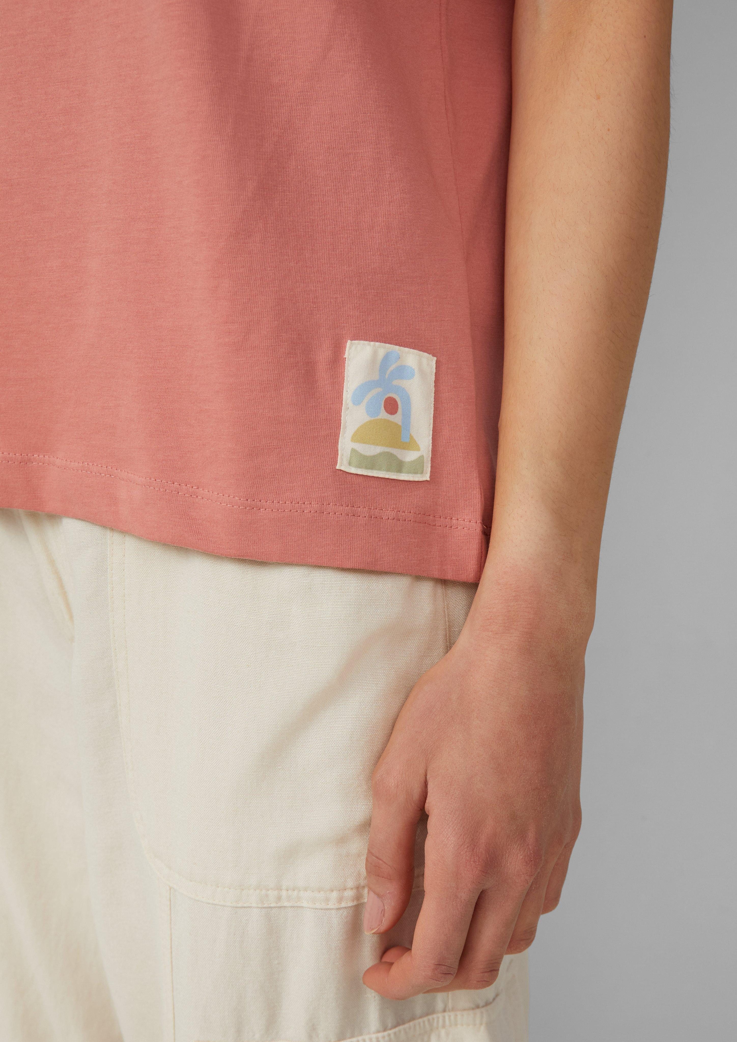 QS Kurzarmshirt Uni-Shirt im Loose Fit günstig online kaufen