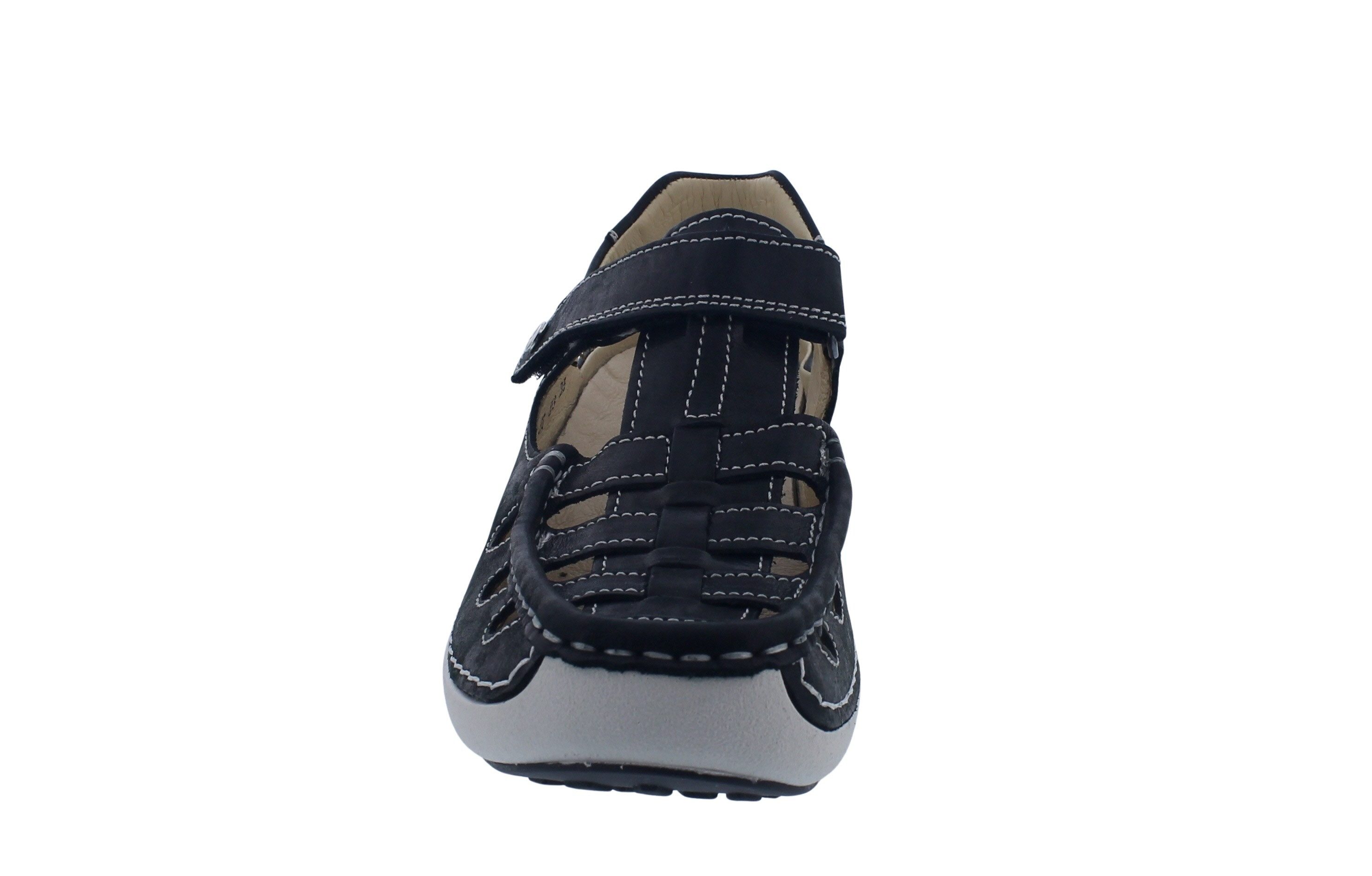WOLKY Wolky Rolling Sun 0720436-070, Fantastic leather (Glattleder), Black s Klettschuh