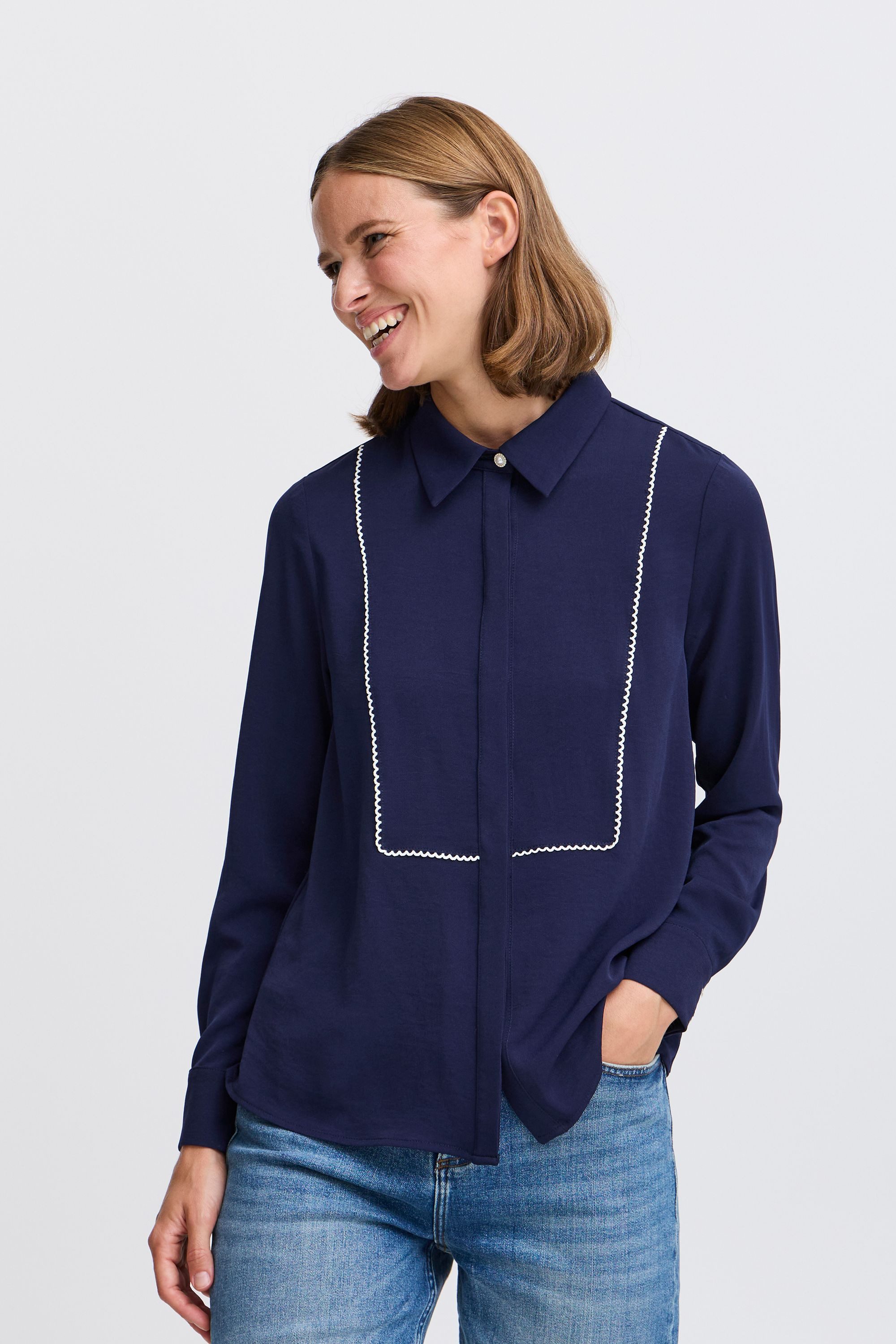 Klassische Bluse BYIDALINE