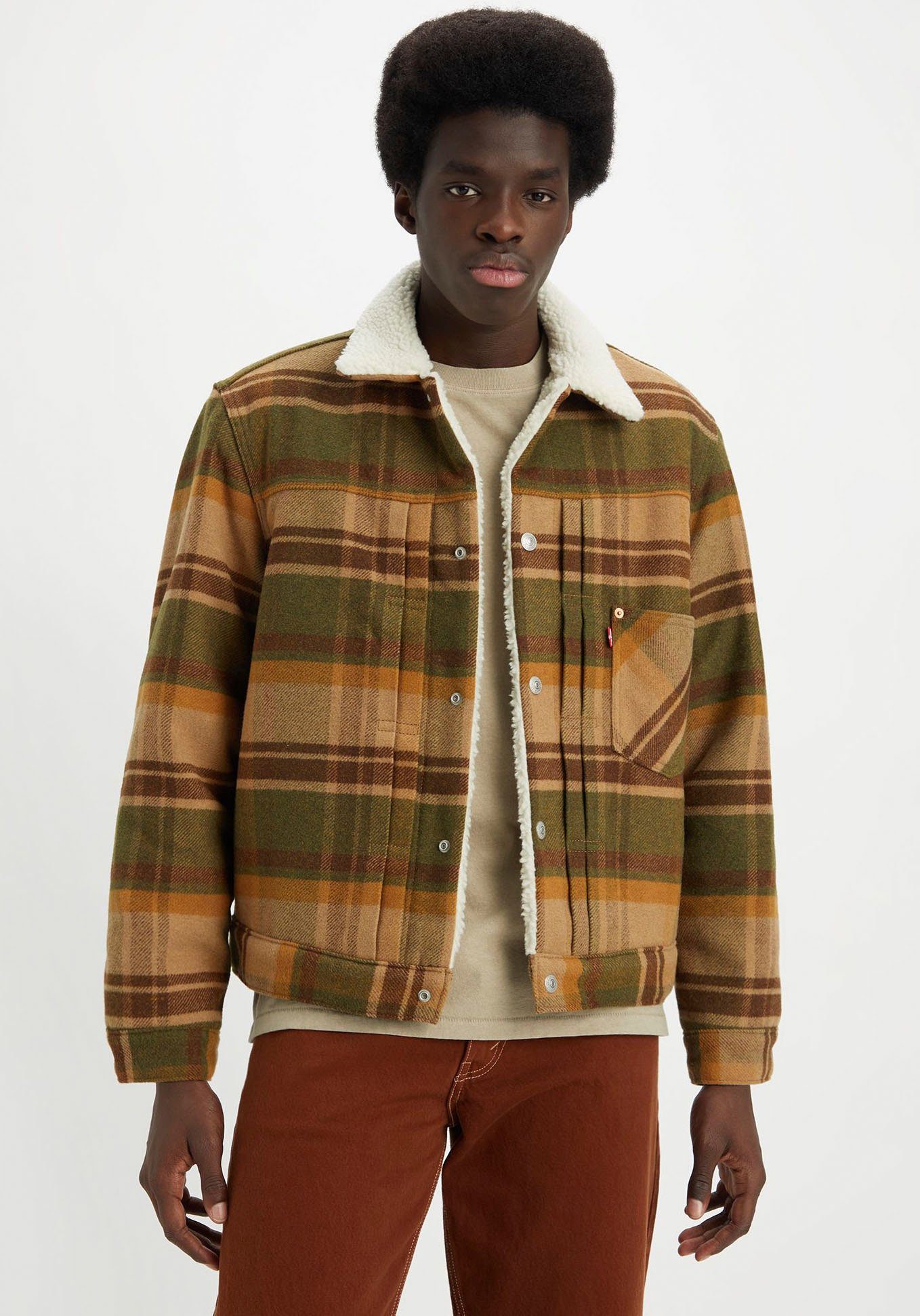 Sherpa-Futter plaid TRUCKER winter Levi's® warmem Jeansjacke SHERPA mit barold